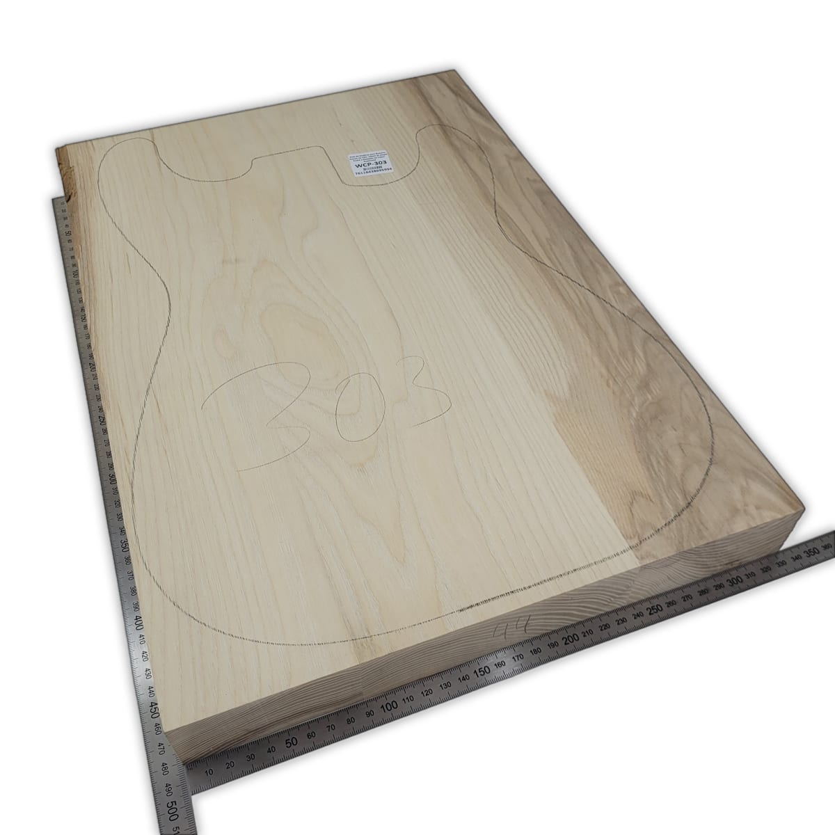 Pack de Maderas WCP-303 para Guitarra, Cuerpo de Ash + Mastil de Maple + Diapason de Indian Rosewood2