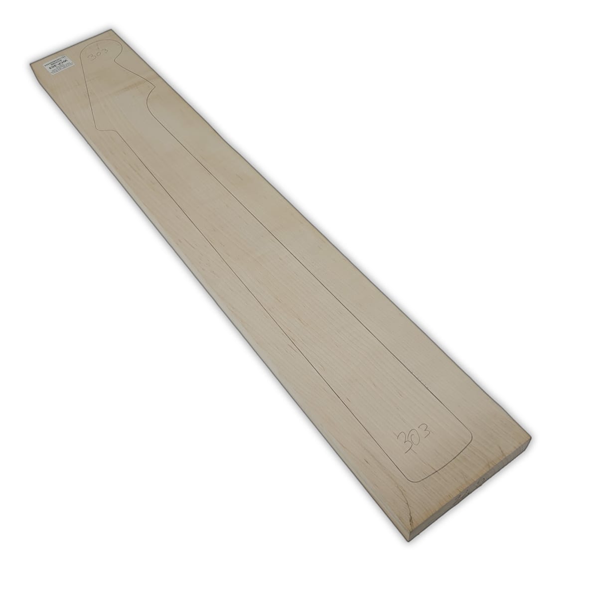 Pack de Maderas WCP-303 para Guitarra, Cuerpo de Ash + Mastil de Maple + Diapason de Indian Rosewood11