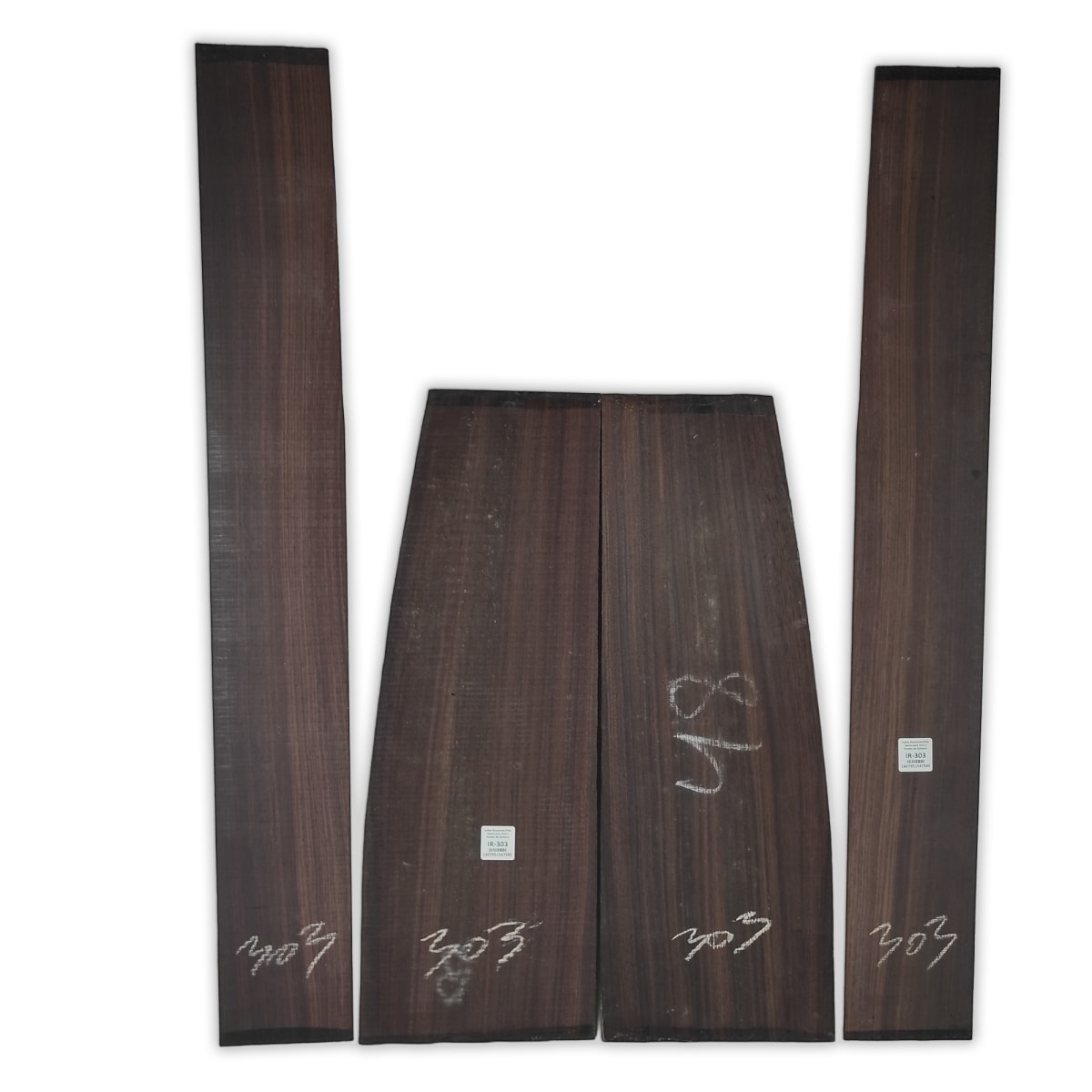 Set de Aros y Fondo IR-303 de Indian Rosewood Especial para Guitarra Clasica / Corte Radial8