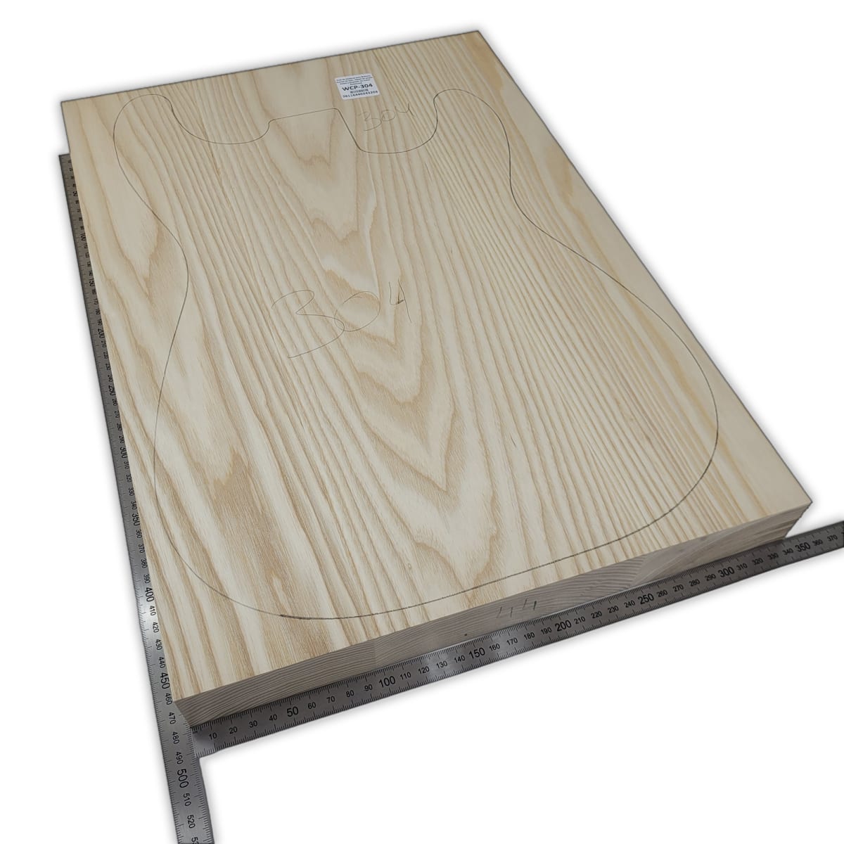 Pack de Maderas WCP-304 para Guitarra, Cuerpo de Ash + Mastil de Maple + Diapason de Indian Rosewood3