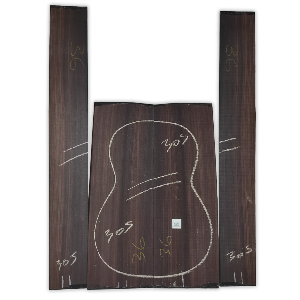 Set de Aros y Fondo IR-305 de Indian Rosewood Especial para Guitarra Clasica / Corte Radial 0