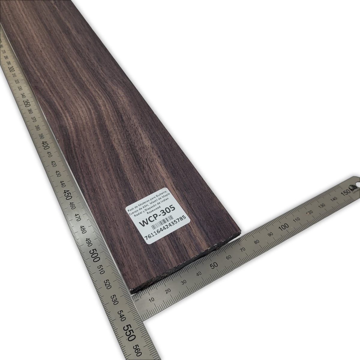 Pack de Maderas WCP-305 para Guitarra, Cuerpo de Ash + Mastil de Maple + Diapason de Indian Rosewood6