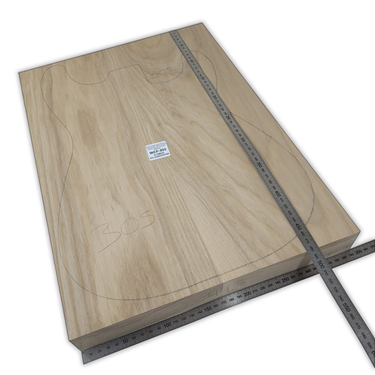 Pack de Maderas WCP-305 para Guitarra, Cuerpo de Ash + Mastil de Maple + Diapason de Indian Rosewood2