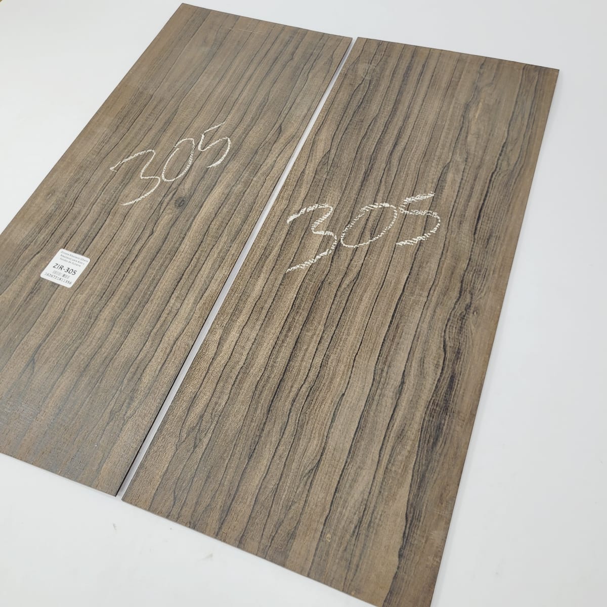Set de Fondo para Guitarra o 2 Laminas ZIR-305 de Ziricote Mexicano / Espesor Irregular5