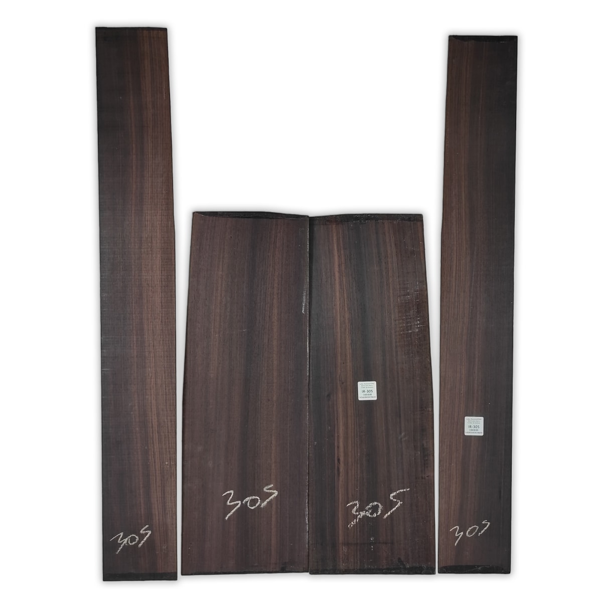 Set de Aros y Fondo IR-305 de Indian Rosewood Especial para Guitarra Clasica / Corte Radial8