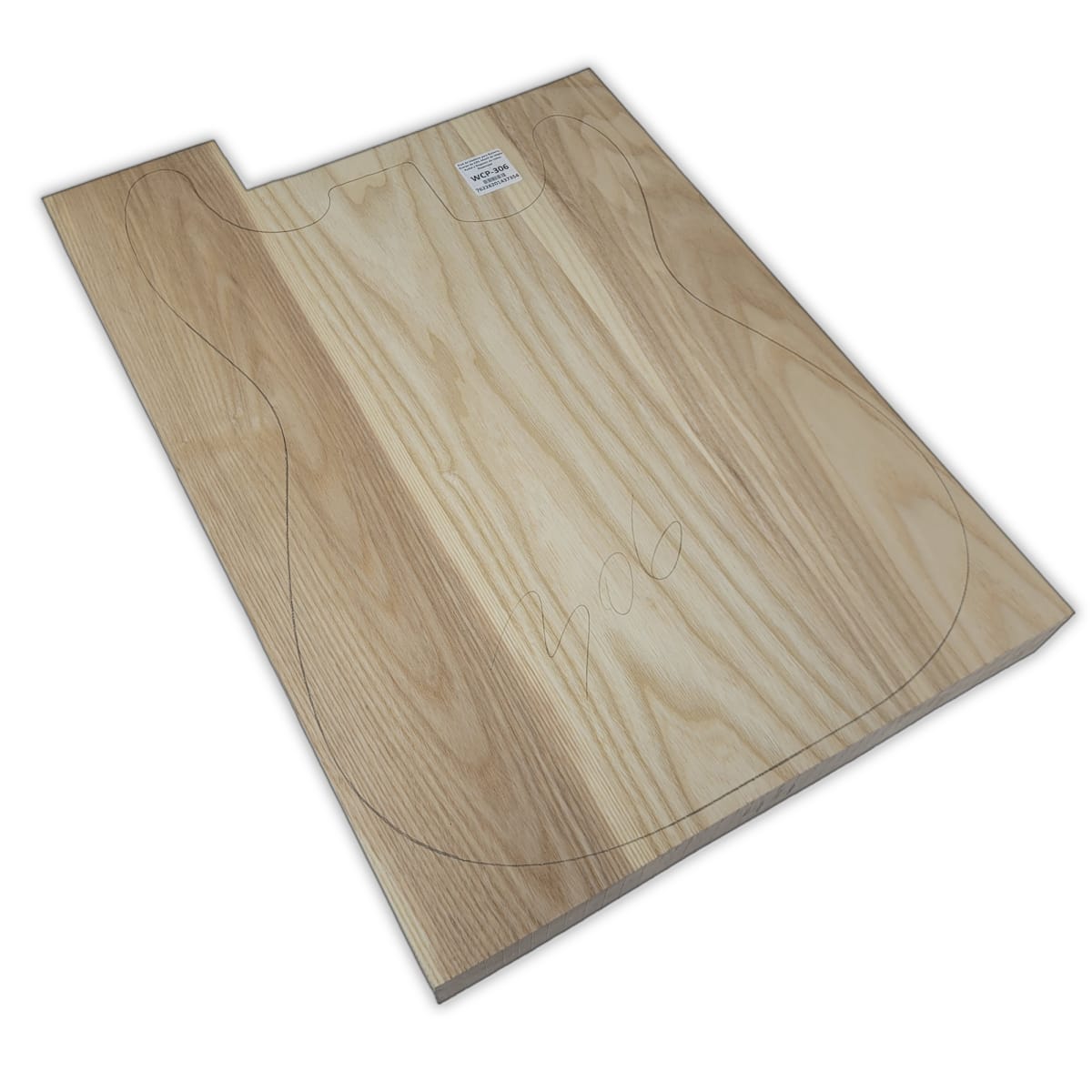 Pack de Maderas WCP-306 para Guitarra, Cuerpo de Ash + Mastil de Maple + Diapason de Indian Rosewood7