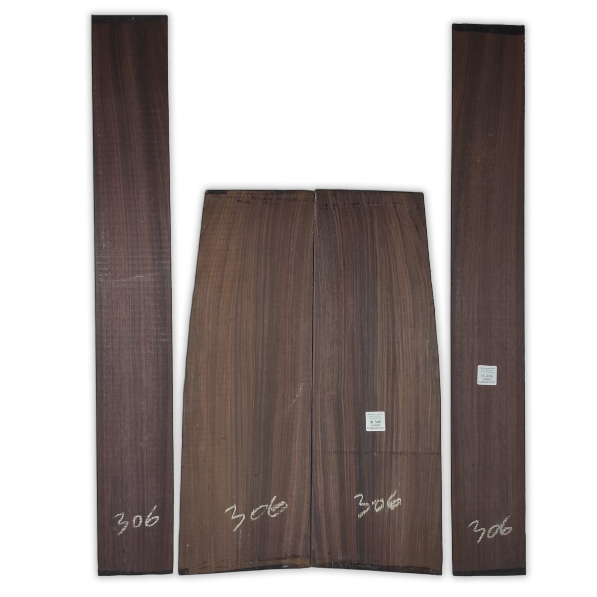 Set de Aros y Fondo IR-306 de Indian Rosewood Especial para Guitarra Clasica / Corte Radial8