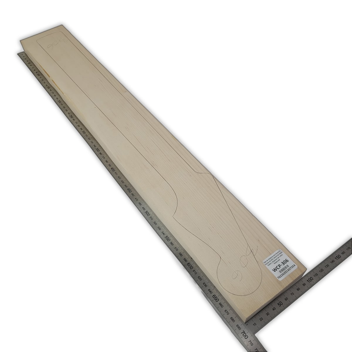 Pack de Maderas WCP-306 para Guitarra, Cuerpo de Ash + Mastil de Maple + Diapason de Indian Rosewood4