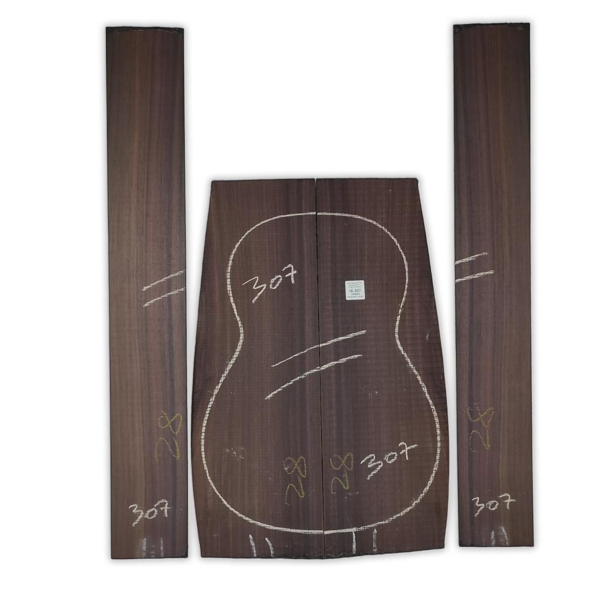 Set de Aros y Fondo IR-307 de Indian Rosewood Especial para Guitarra Clasica / Corte Radial 0
