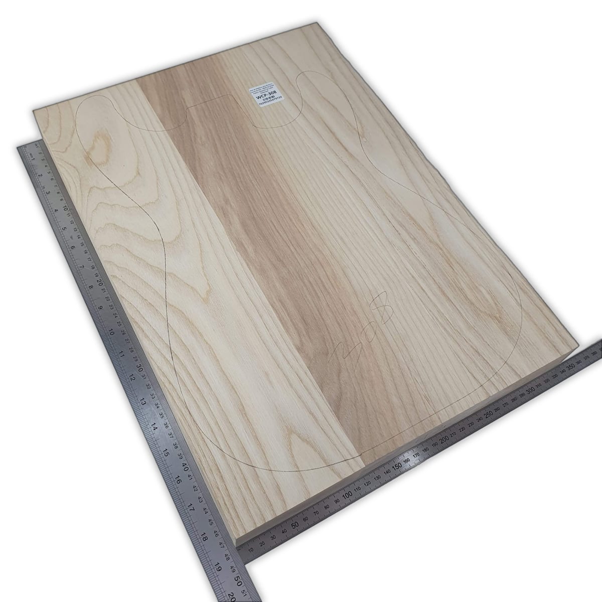 Pack de Maderas WCP-308 para Guitarra, Cuerpo de Ash + Mastil de Maple + Diapason de Indian Rosewood2