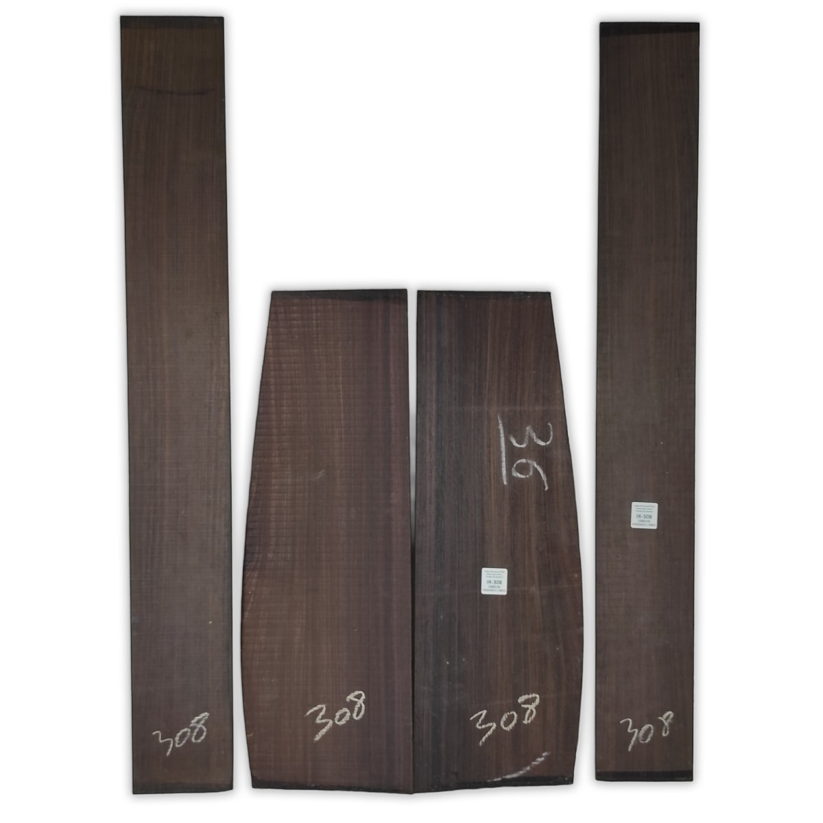 Set de Aros y Fondo IR-308 de Indian Rosewood Especial para Guitarra Clasica / Corte Radial8