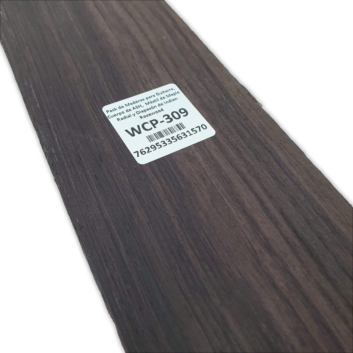Pack de Maderas WCP-309 para Guitarra, Cuerpo de Ash + Mastil de Maple + Diapason de Indian Rosewood14