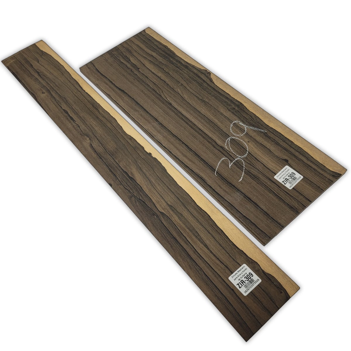 Set de Aros y Fondo para Instrumentos Pequeños ZIR-309 de Ziricote Mexicano / Calidad Especial7