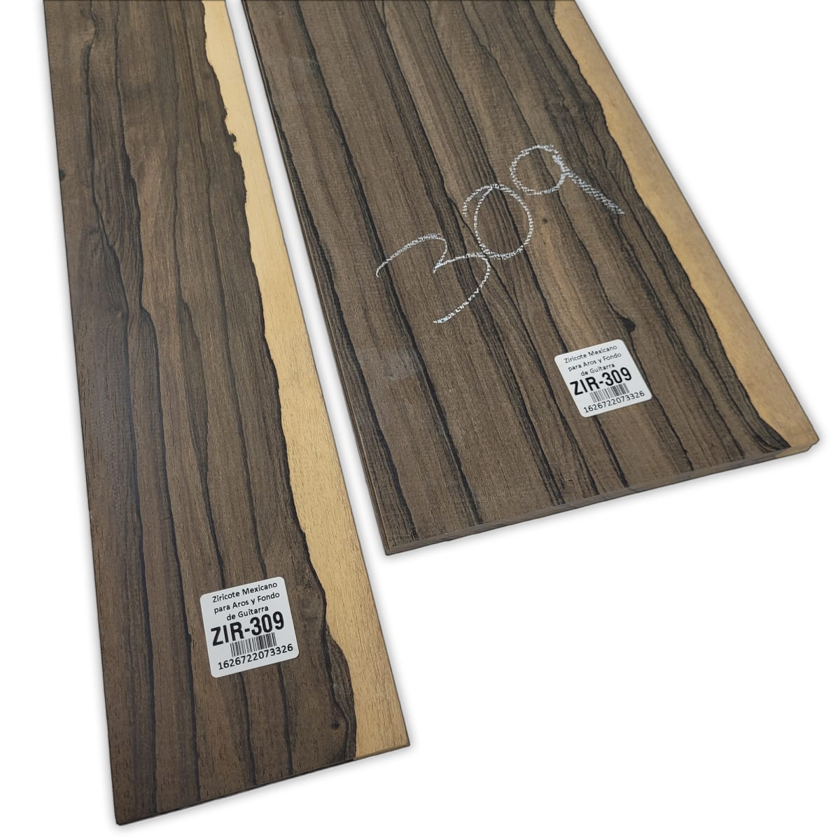 Set de Aros y Fondo para Instrumentos Pequeños ZIR-309 de Ziricote Mexicano / Calidad Especial8