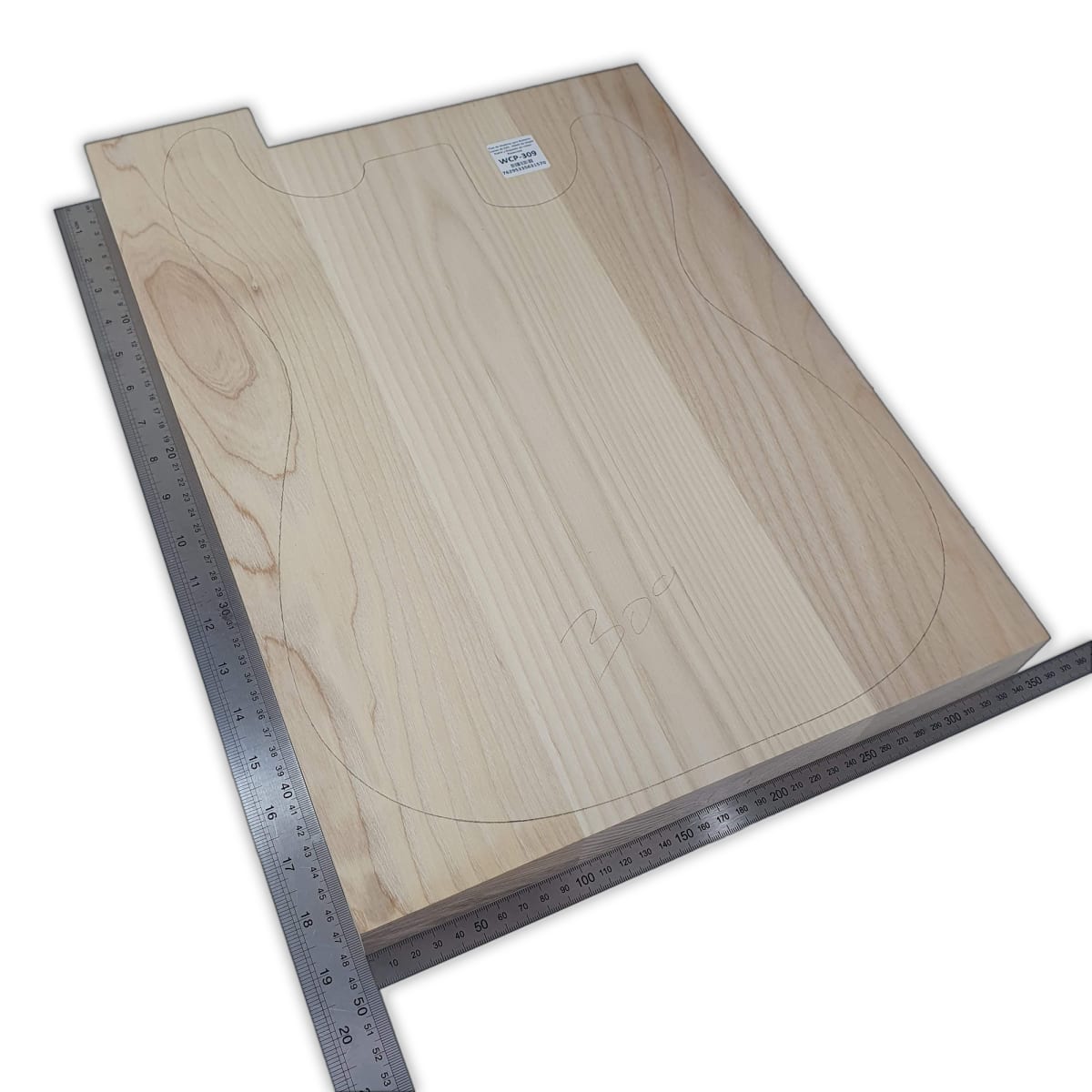 Pack de Maderas WCP-309 para Guitarra, Cuerpo de Ash + Mastil de Maple + Diapason de Indian Rosewood2