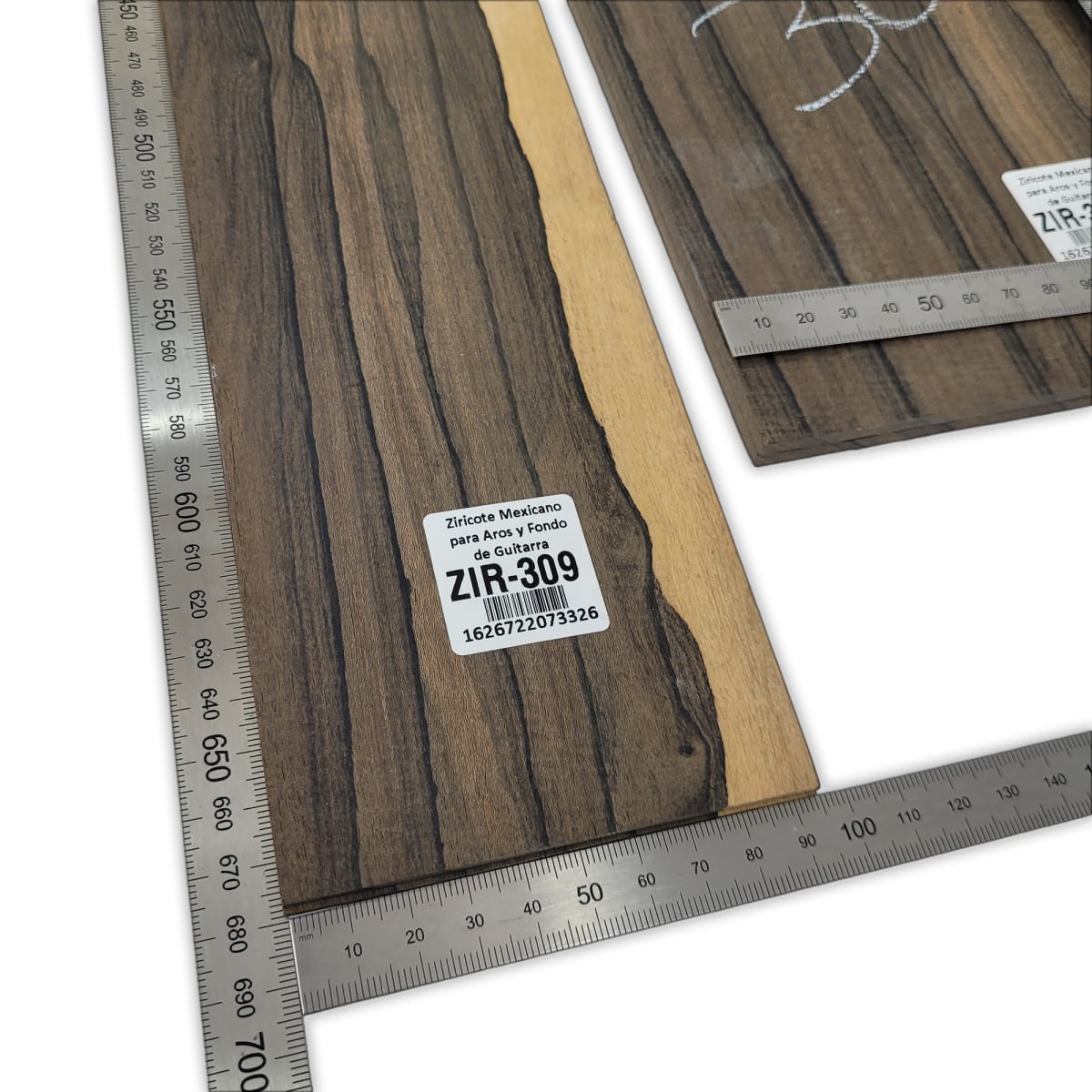 Set de Aros y Fondo para Instrumentos Pequeños ZIR-309 de Ziricote Mexicano / Calidad Especial2