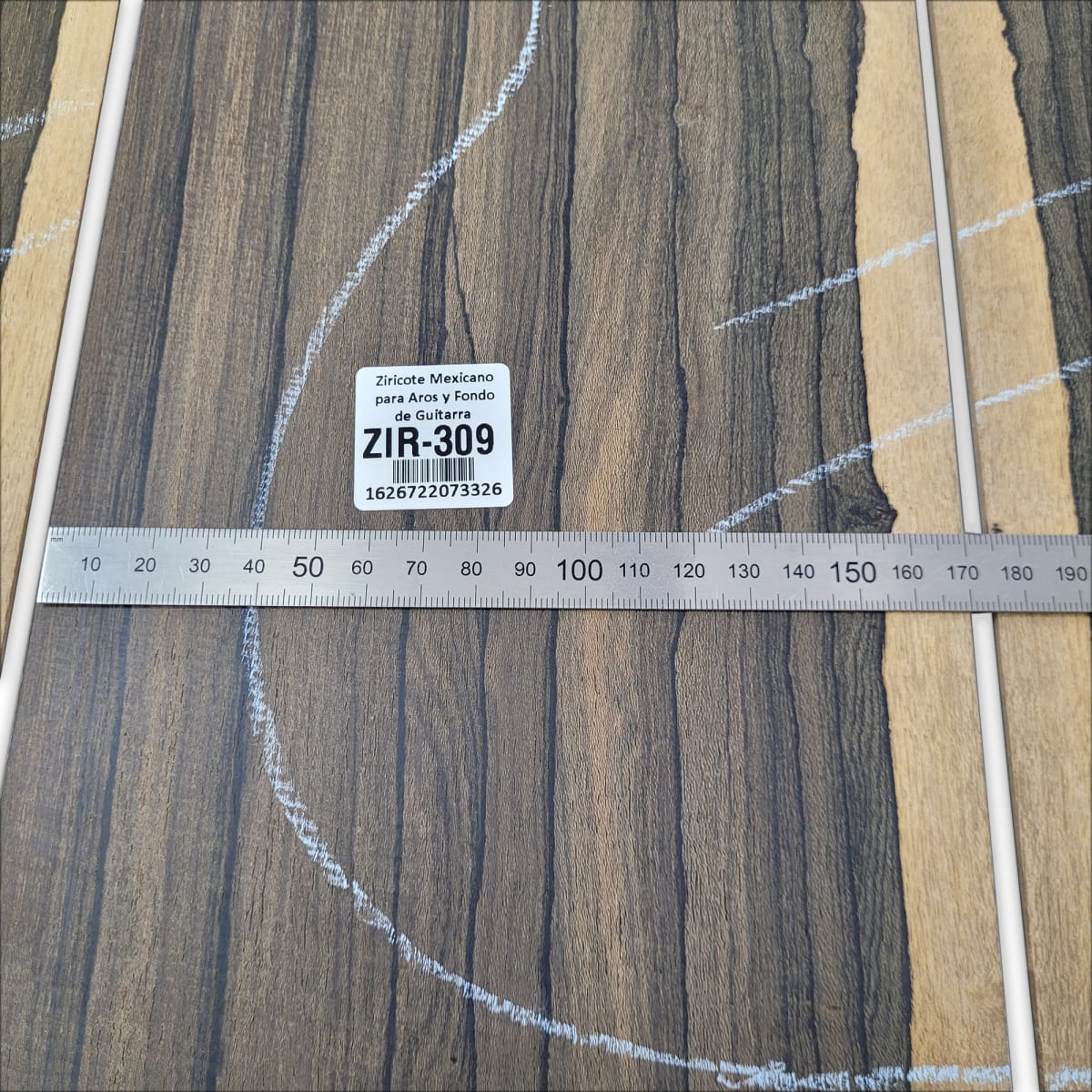 Set de Aros y Fondo para Instrumentos Pequeños ZIR-309 de Ziricote Mexicano / Calidad Especial6