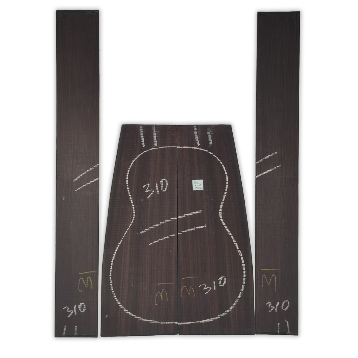 Set de Aros y Fondo IR-310 de Indian Rosewood Especial para Guitarra Clasica / Corte Radial 0