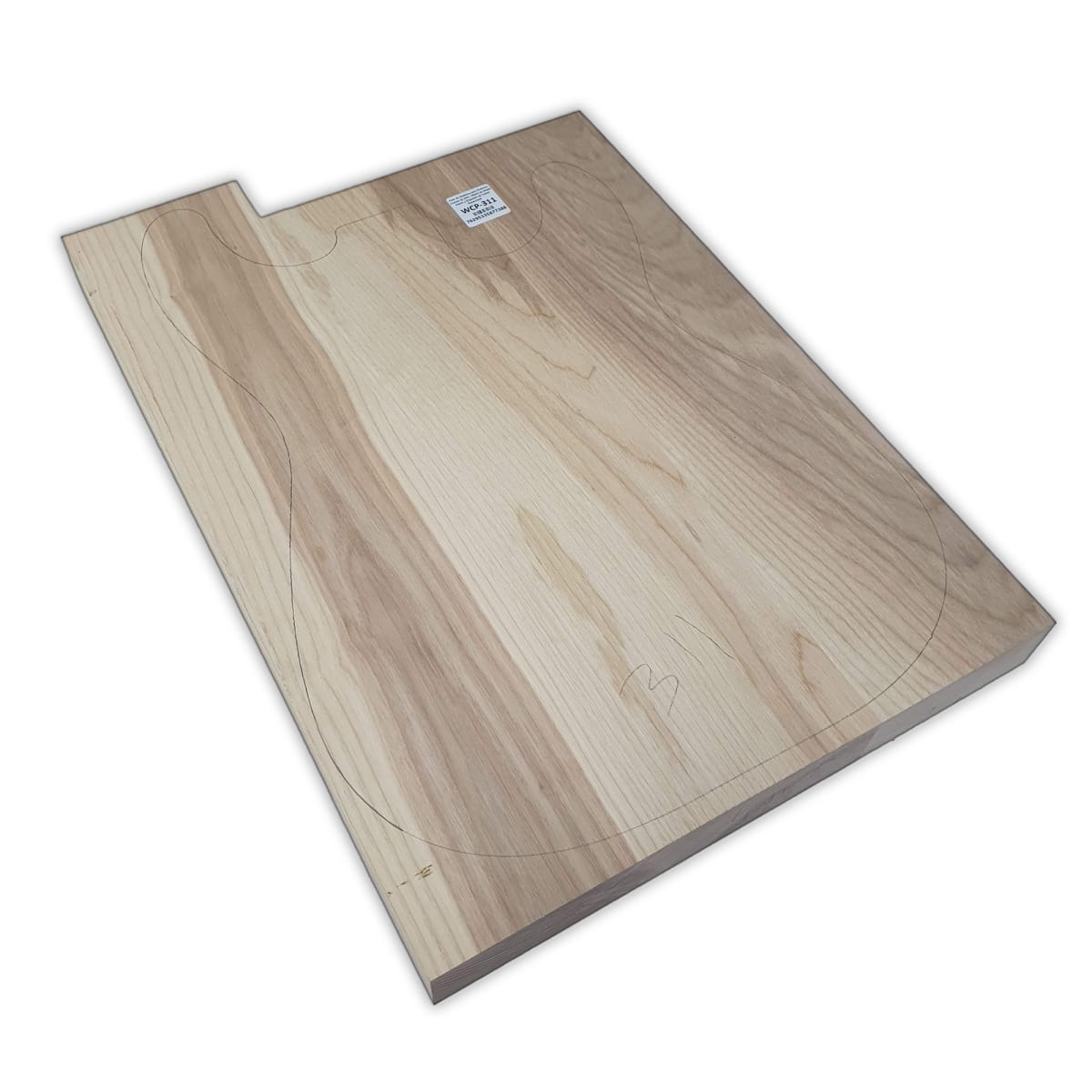 Pack de Maderas WCP-311 para Guitarra, Cuerpo de Ash + Mastil de Maple + Diapason de Indian Rosewood15