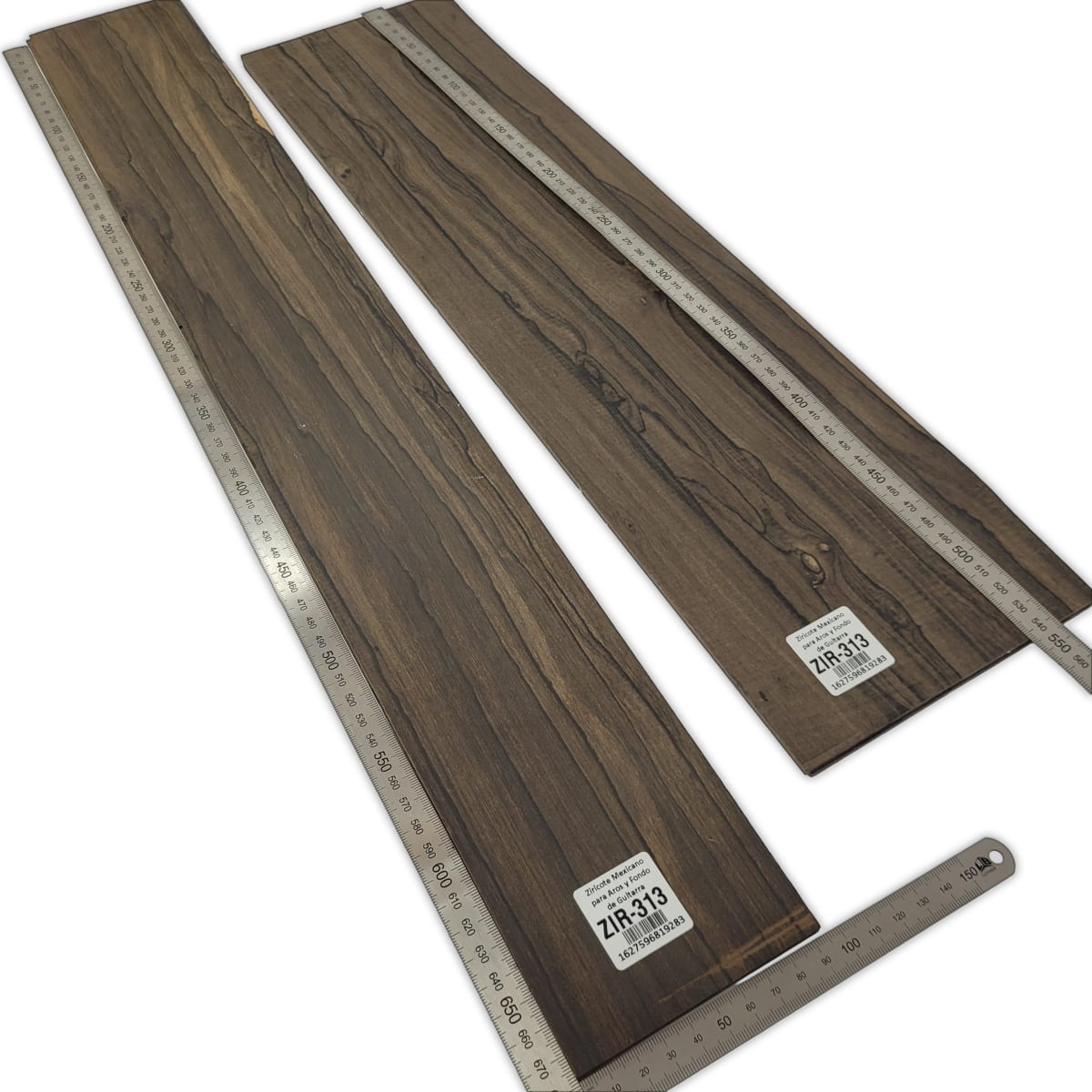 Set de Aros y Fondo ZIR-313 de Ziricote Mexicano para Instrumentos Pequeños Calidad Especial5