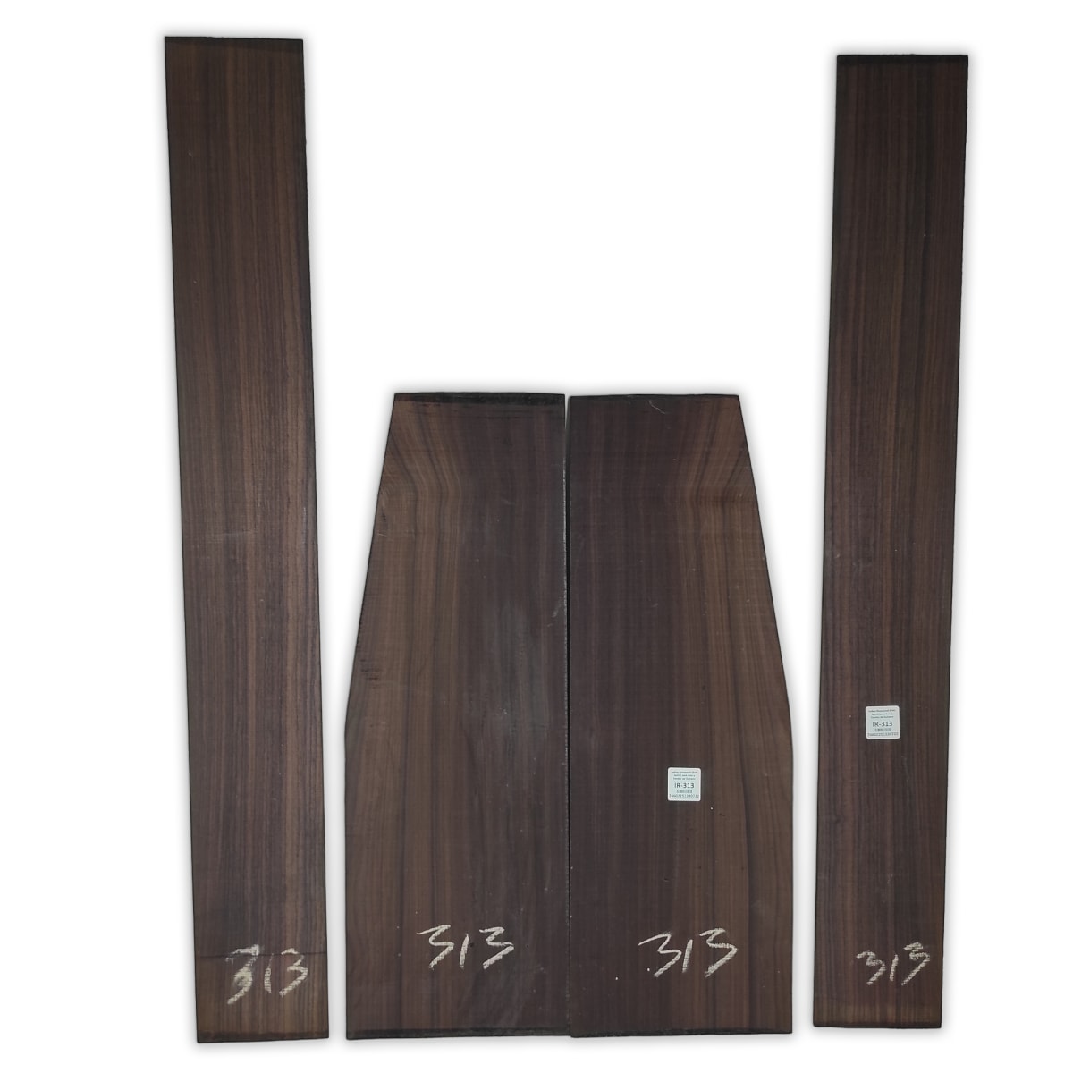 Set de Aros y Fondo IR-313 de Indian Rosewood Especial para Guitarra Clasica / Corte Radial8