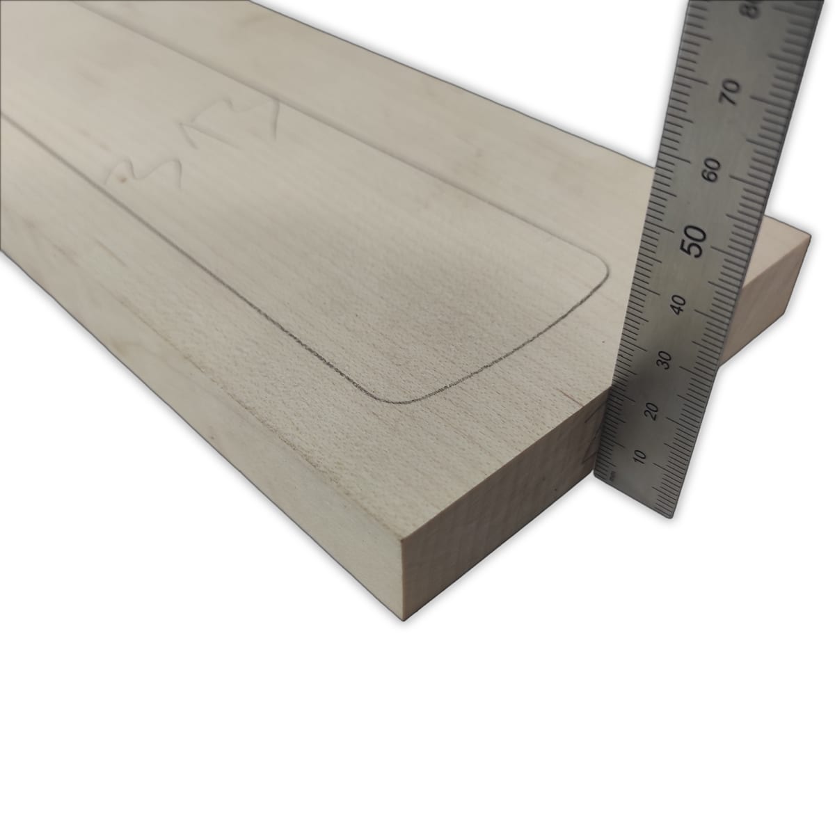 Pack de Maderas WCP-313 para Guitarra, Cuerpo de Ash + Mastil de Maple + Diapason de Indian Rosewood6