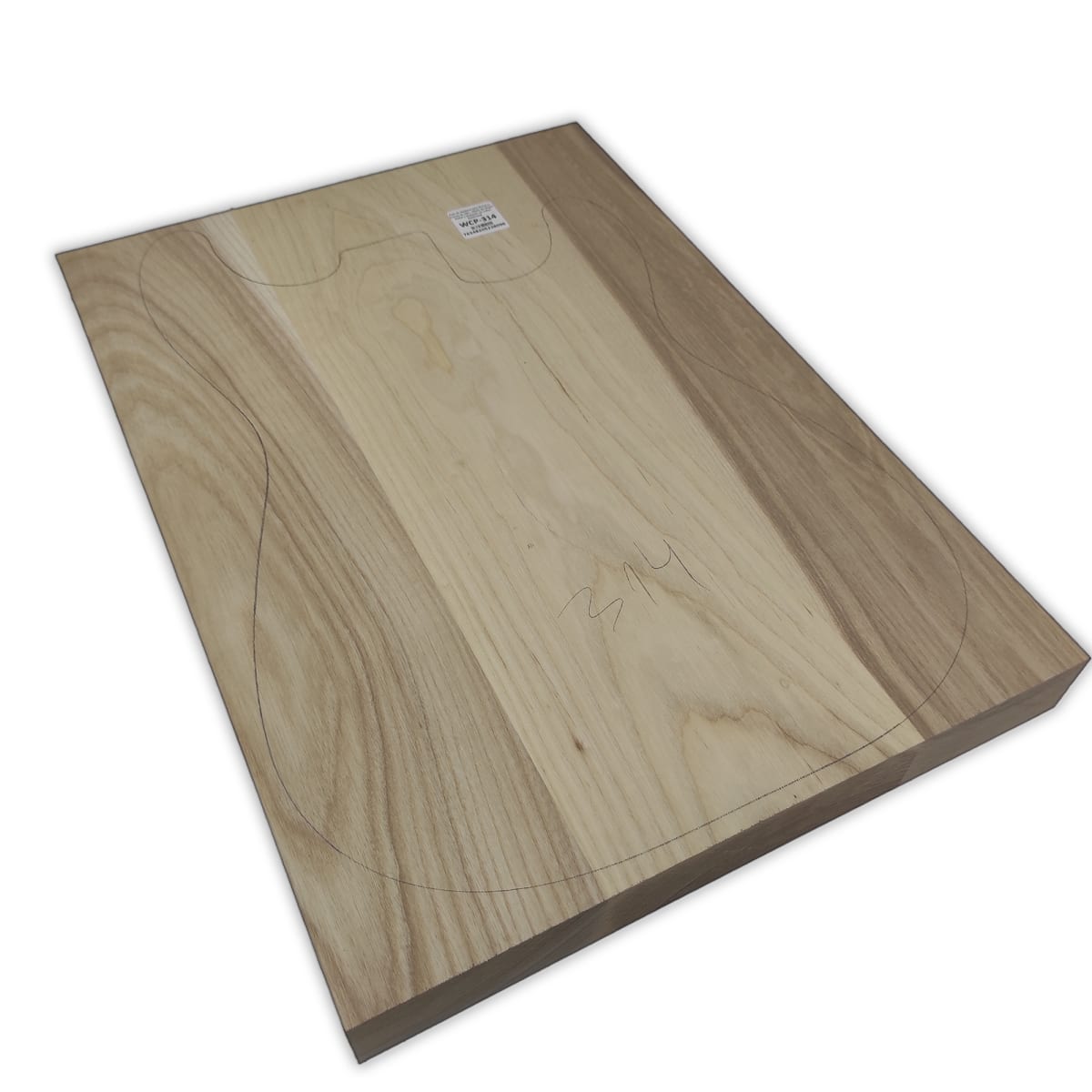 Pack de Maderas WCP-314 para Guitarra, Cuerpo de Ash + Mastil de Maple + Diapason de Indian Rosewood9