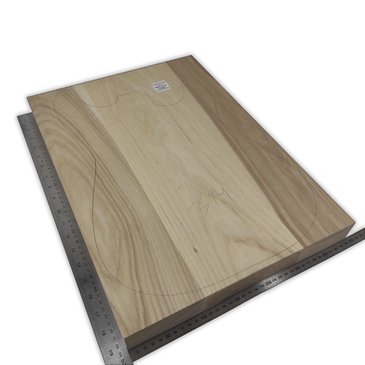 Pack de Maderas WCP-314 para Guitarra, Cuerpo de Ash + Mastil de Maple + Diapason de Indian Rosewood2