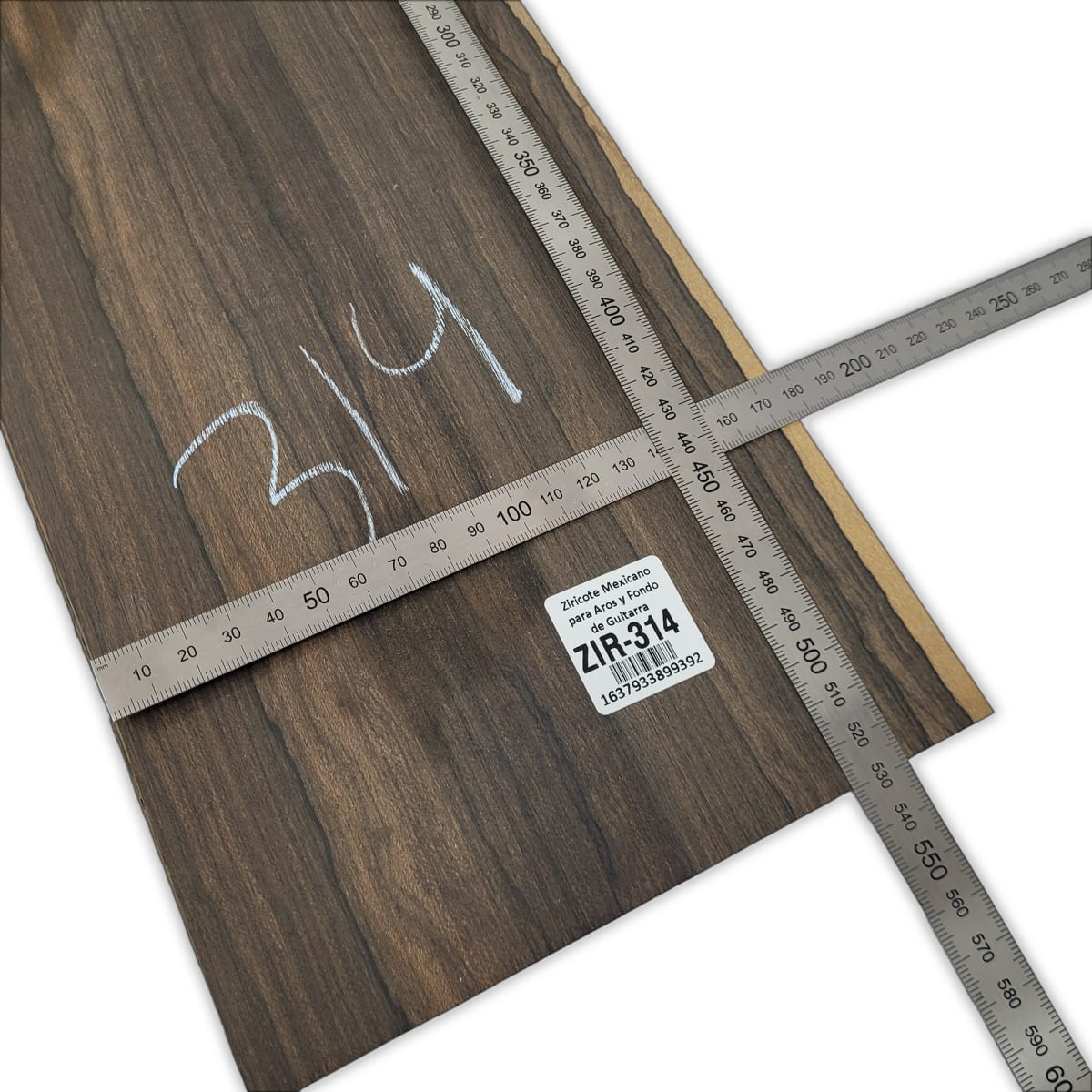 Set de Aros y Fondo para Instrumentos Medianos como Tiple ZIR-314 de Ziricote Mexicano / Calidad Especial3