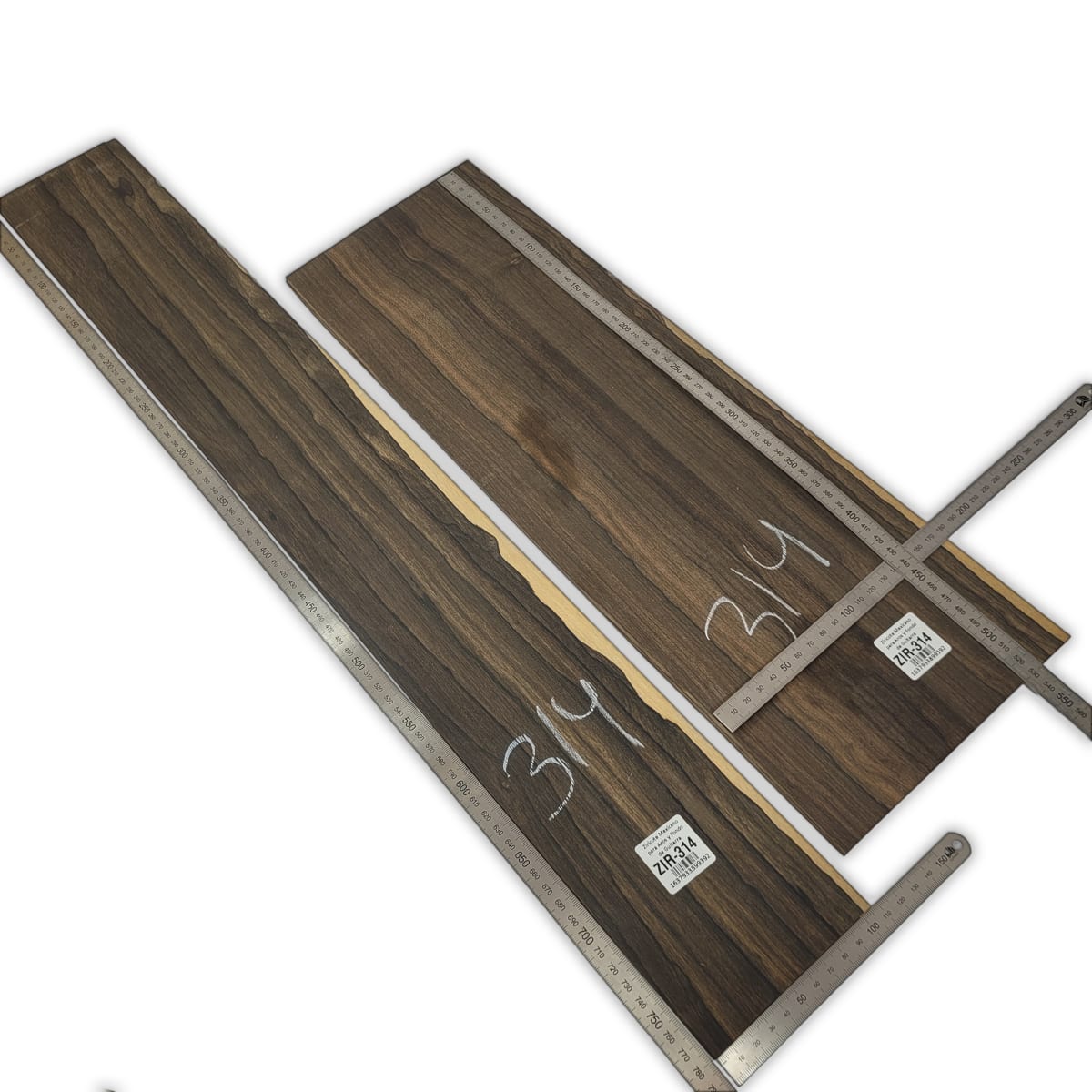 Set de Aros y Fondo para Instrumentos Medianos como Tiple ZIR-314 de Ziricote Mexicano / Calidad Especial2