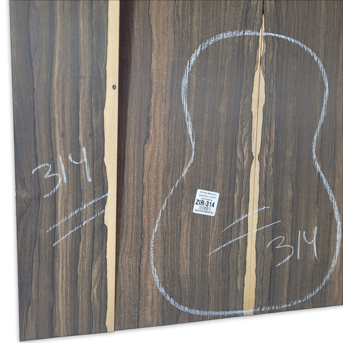 Set de Aros y Fondo para Instrumentos Medianos como Tiple ZIR-314 de Ziricote Mexicano / Calidad Especial7