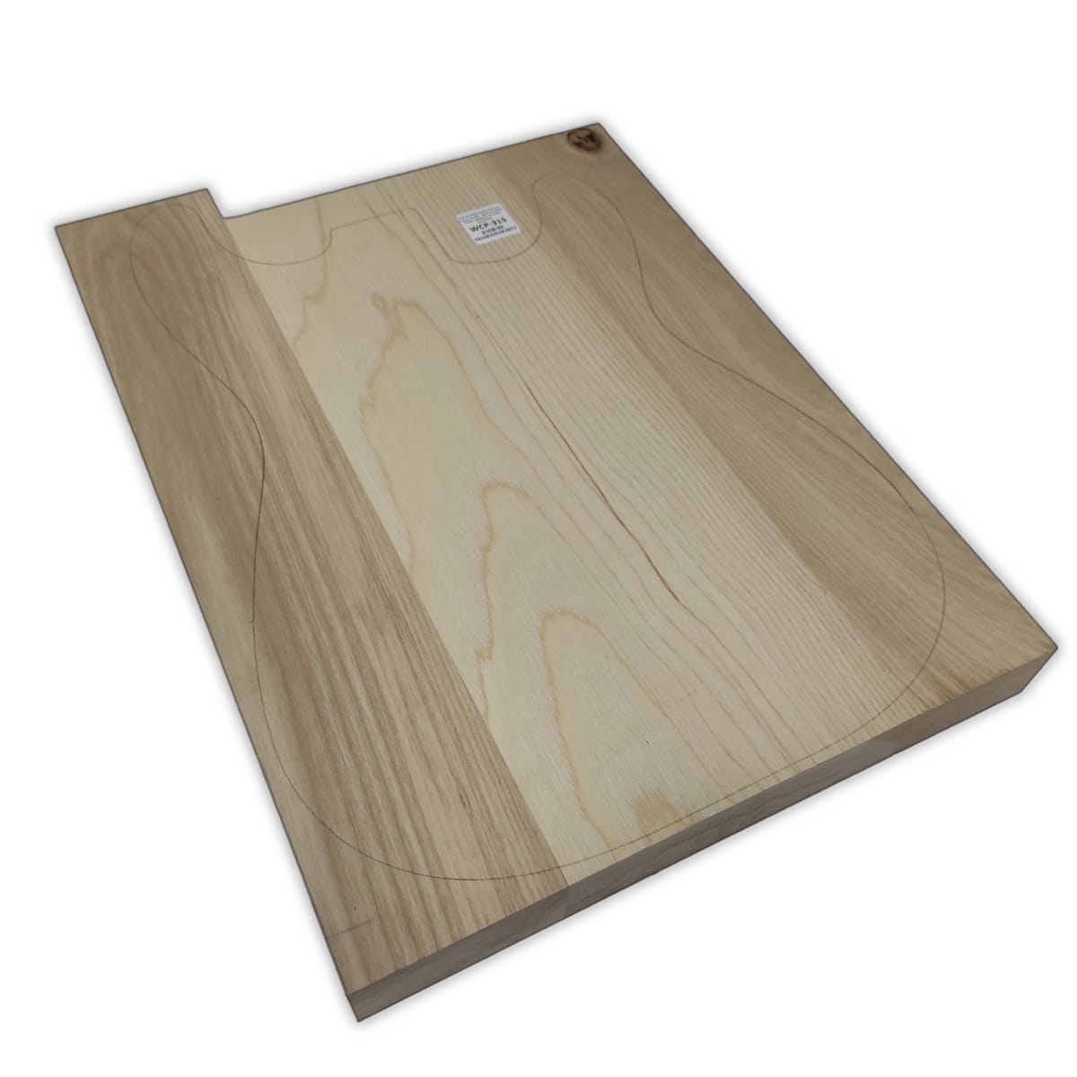 Pack de Maderas WCP-315 para Guitarra, Cuerpo de Ash + Mastil de Maple + Diapason de Indian Rosewood9