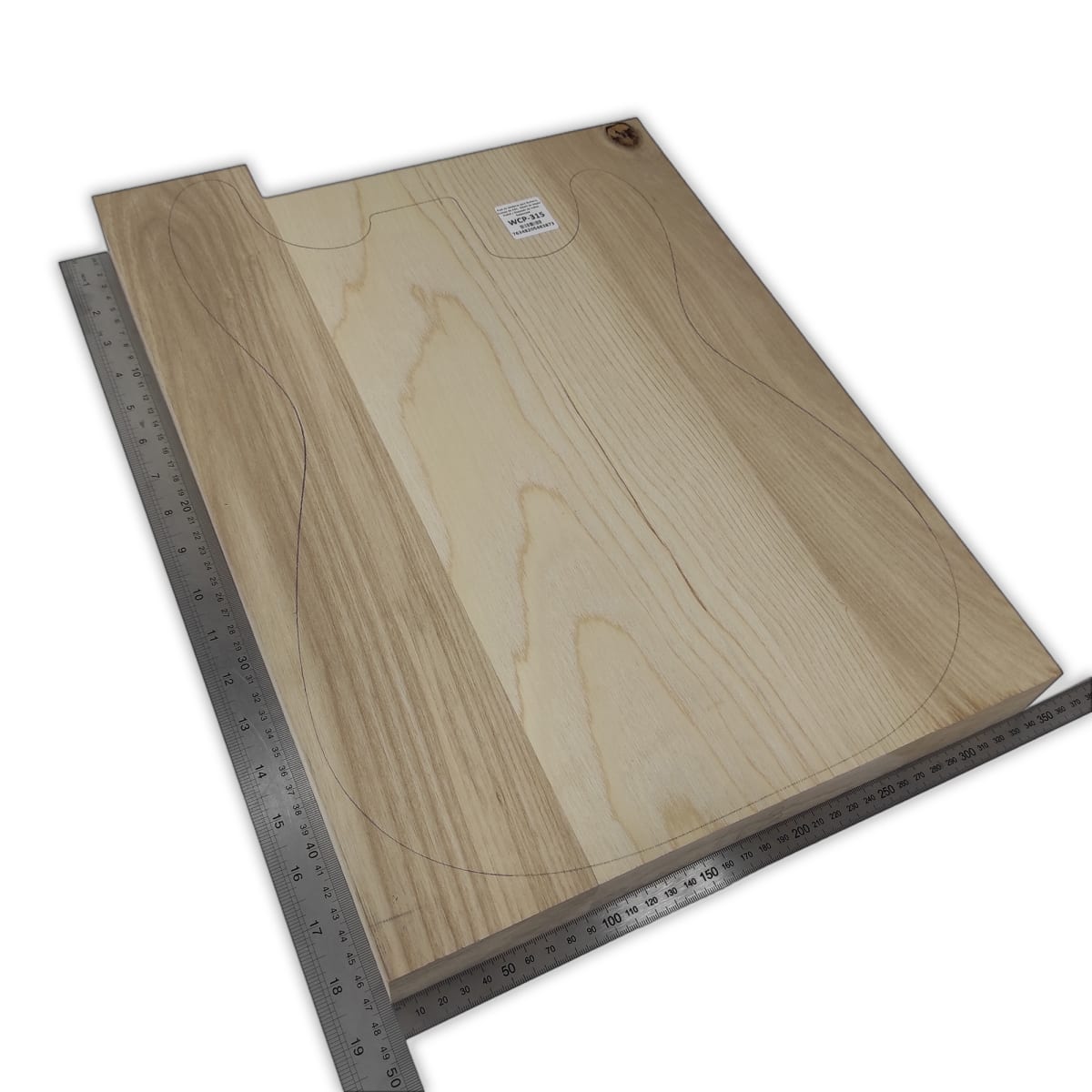 Pack de Maderas WCP-315 para Guitarra, Cuerpo de Ash + Mastil de Maple + Diapason de Indian Rosewood2