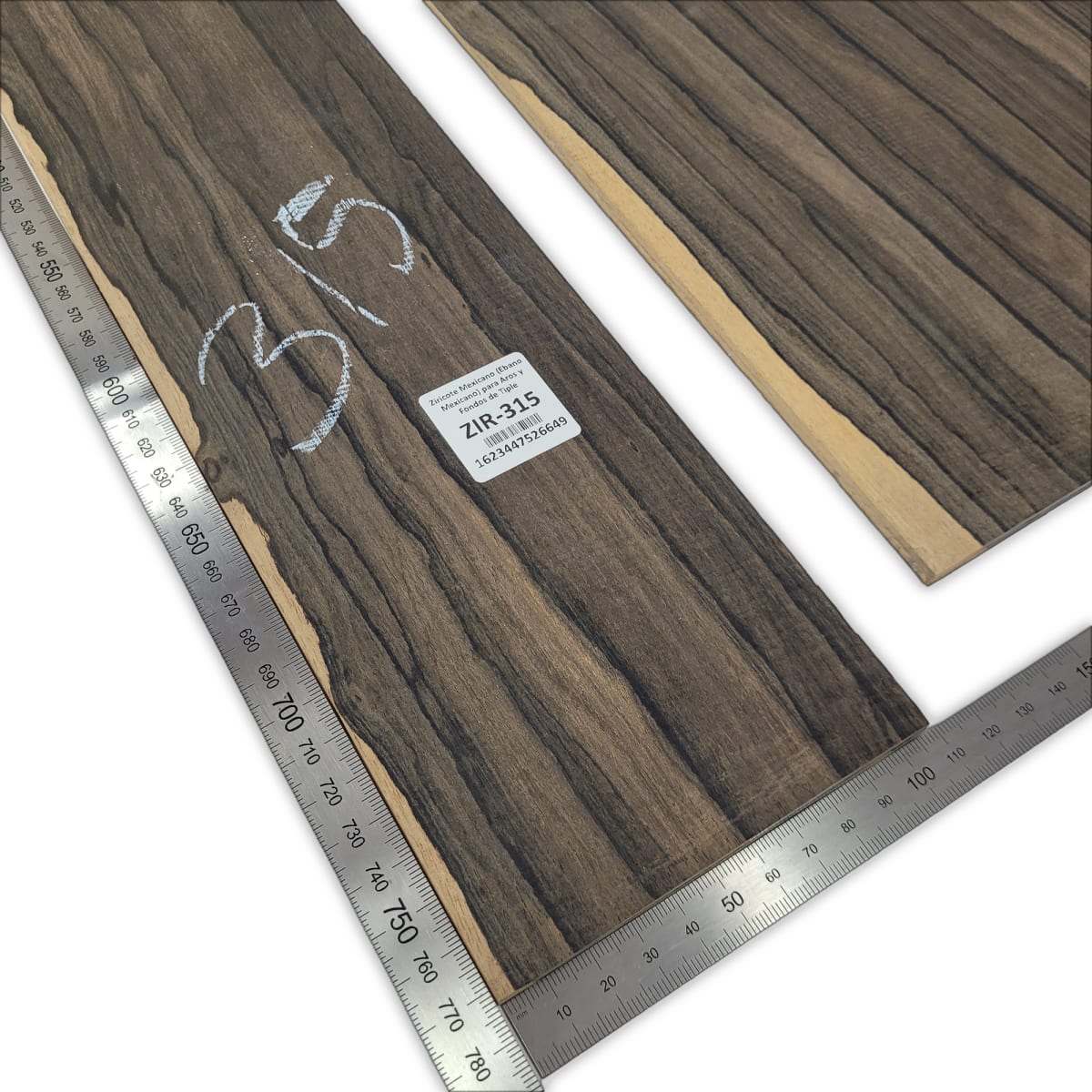 Set de Aros y Fondo ZIR-315 de Ziricote Mexicano Especial para Tiple2