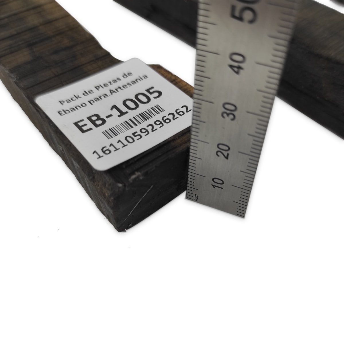 Set de 3 Piezas EB-1005 de Ebano Negro para Artesania3