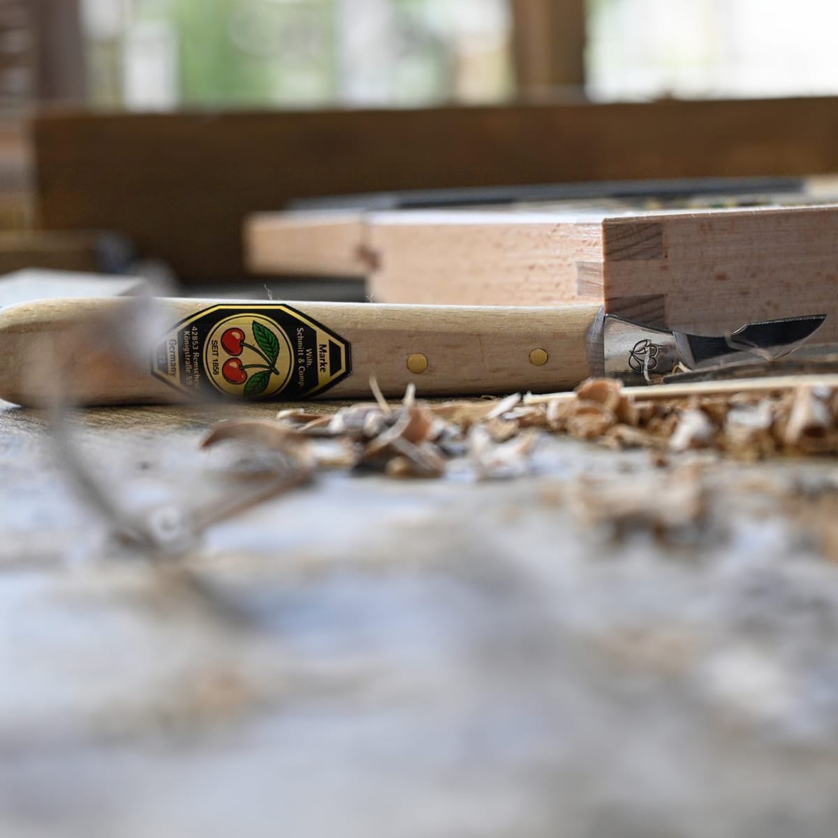 Cuchillo Two Cherries 3351 para Tallado de Madera2