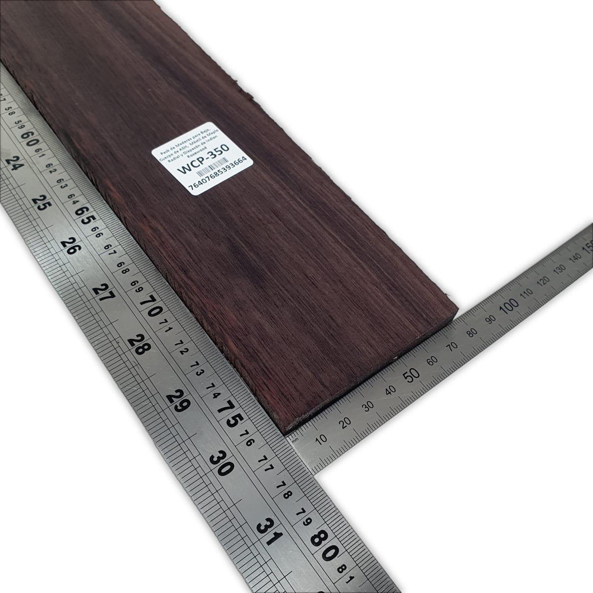 Pack de Maderas WCP-350 para Bajo, Cuerpo de Ash + Mastil de Maple + Diapason de Indian Rosewood8