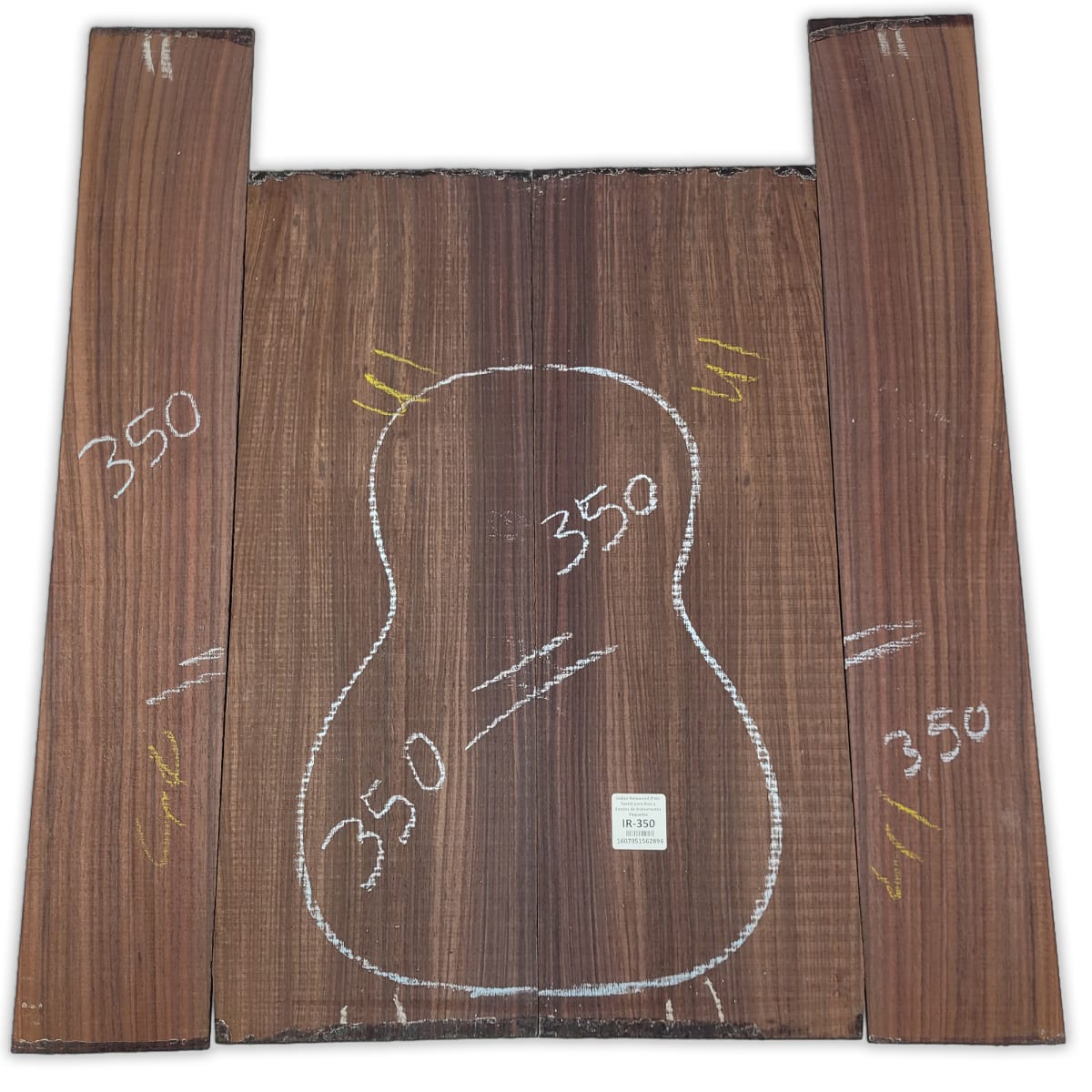 Set de Aros y Fondo IR-350 de Indian Rosewood Especial para Instrumentos Pequeños / Corte Radial9