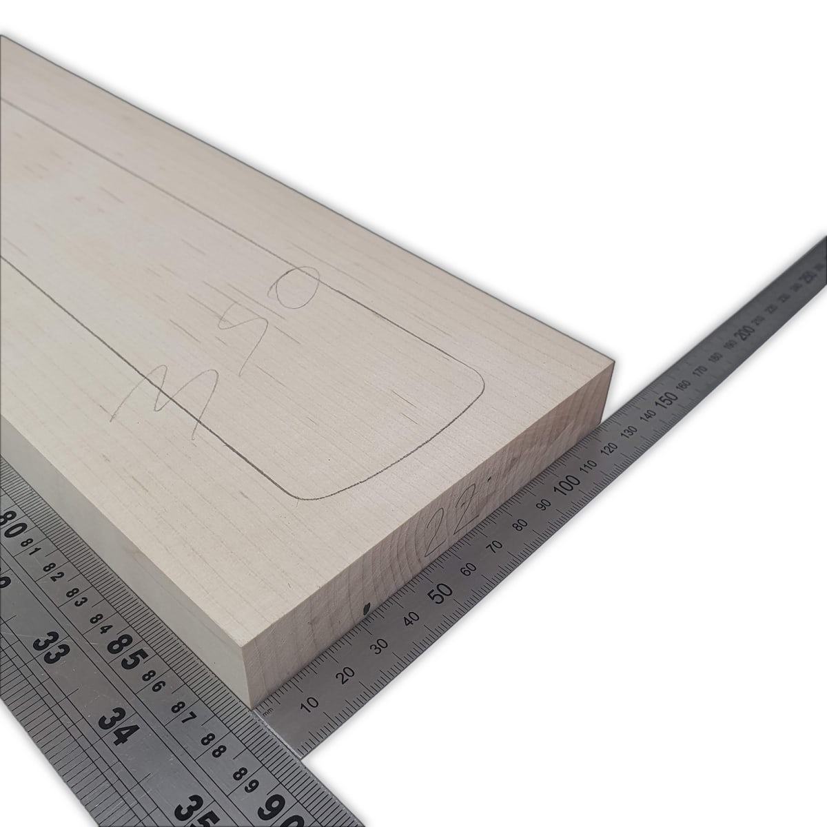 Pack de Maderas WCP-350 para Bajo, Cuerpo de Ash + Mastil de Maple + Diapason de Indian Rosewood5