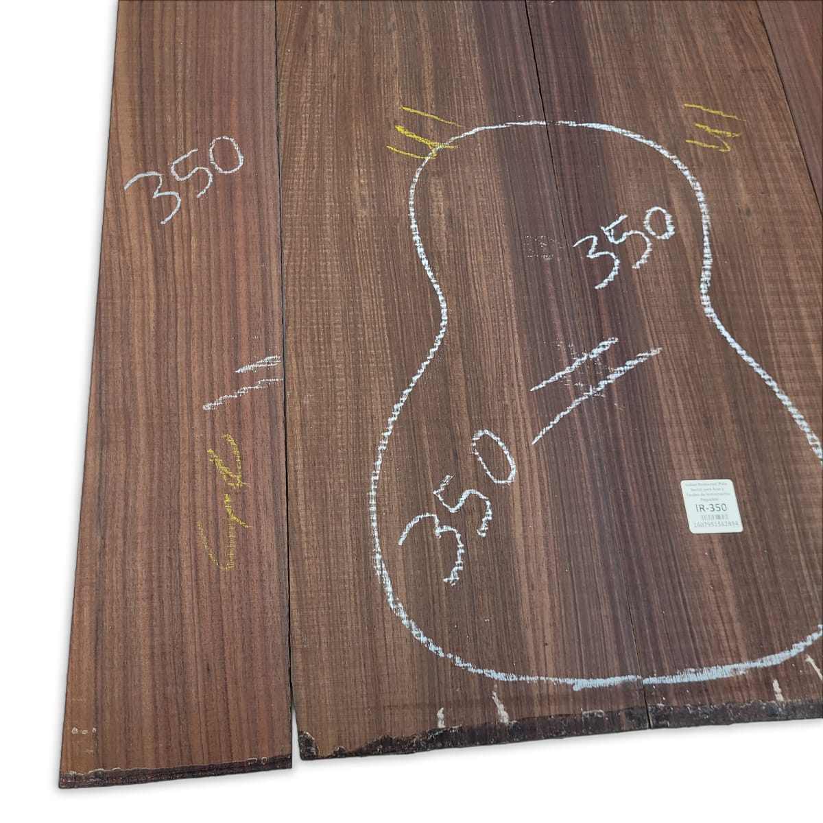 Set de Aros y Fondo IR-350 de Indian Rosewood Especial para Instrumentos Pequeños / Corte Radial6