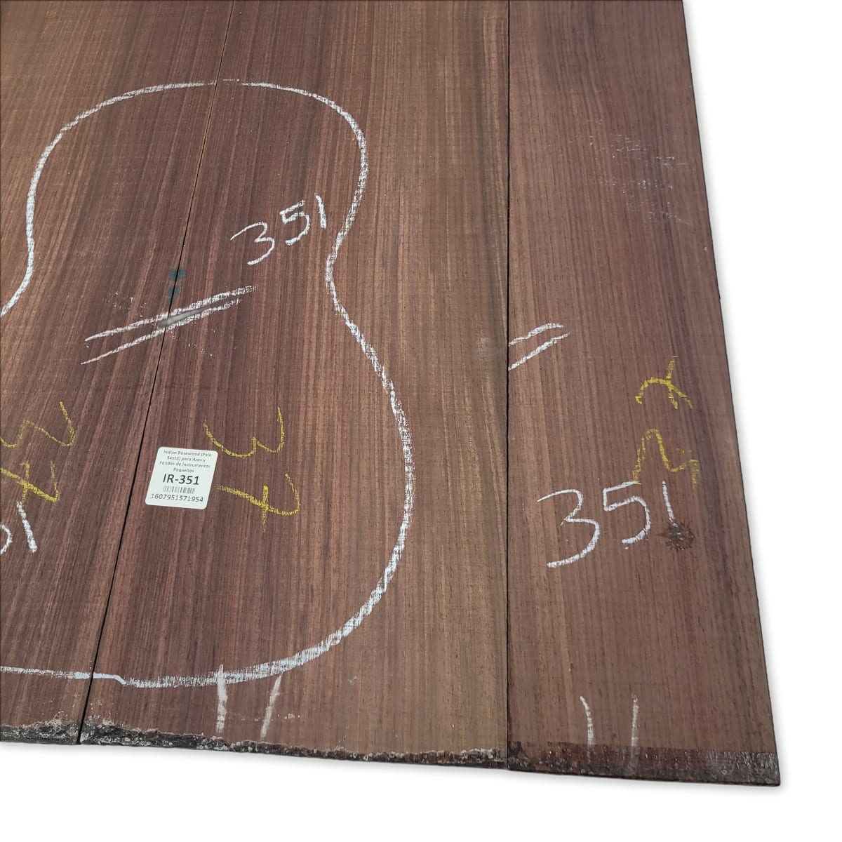 Set de Aros y Fondo IR-351 de Indian Rosewood Especial para Instrumentos Pequeños / Corte Radial7