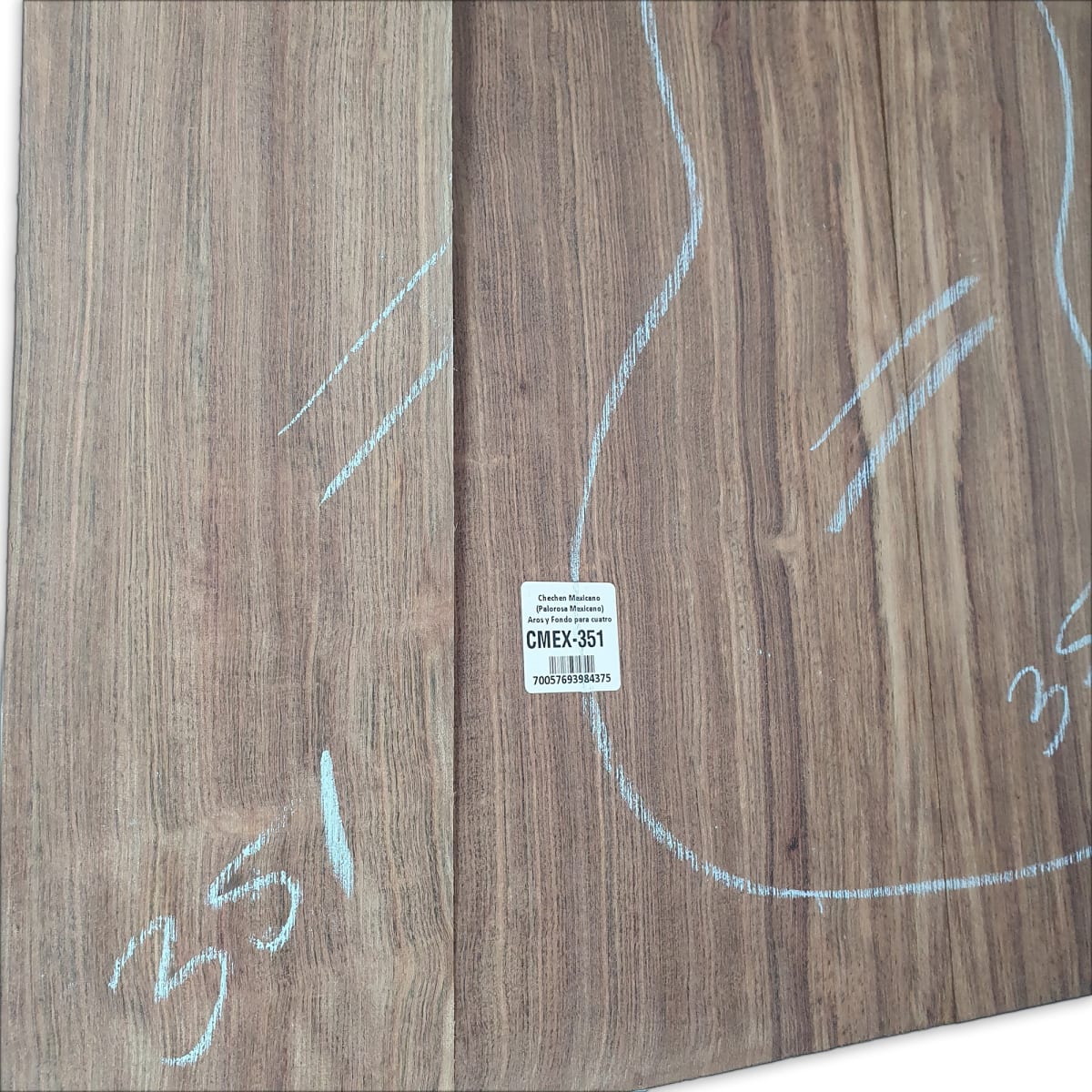 Set de Aros y Fondo CMEX-351 de Chechen Mexicano Especial para Tiple / Corte Radial6