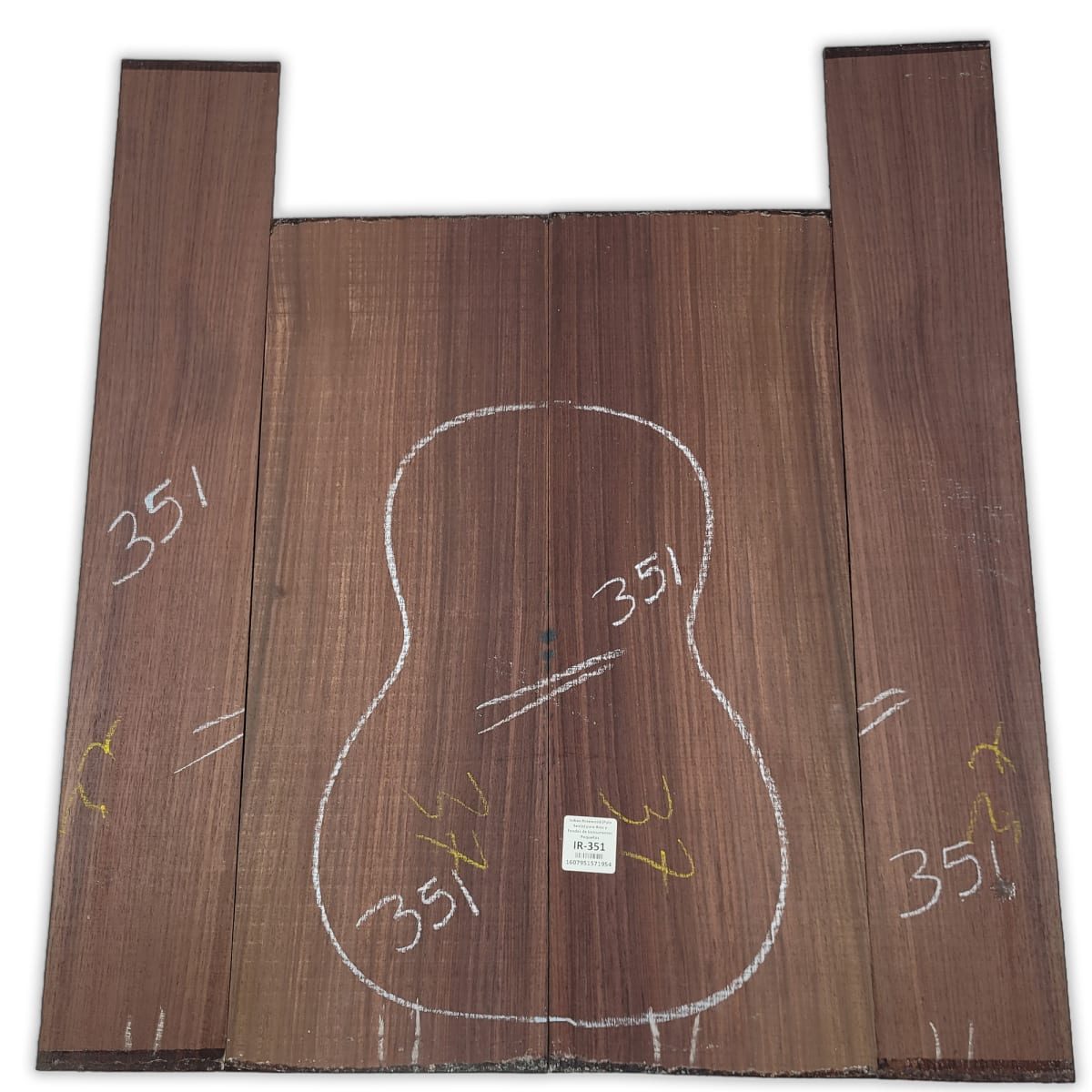 Set de Aros y Fondo IR-351 de Indian Rosewood Especial para Instrumentos Pequeños / Corte Radial9