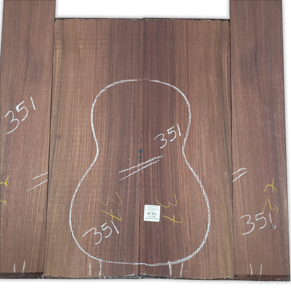 Set de Aros y Fondo IR-351 de Indian Rosewood Especial para Instrumentos Pequeños / Corte Radial8