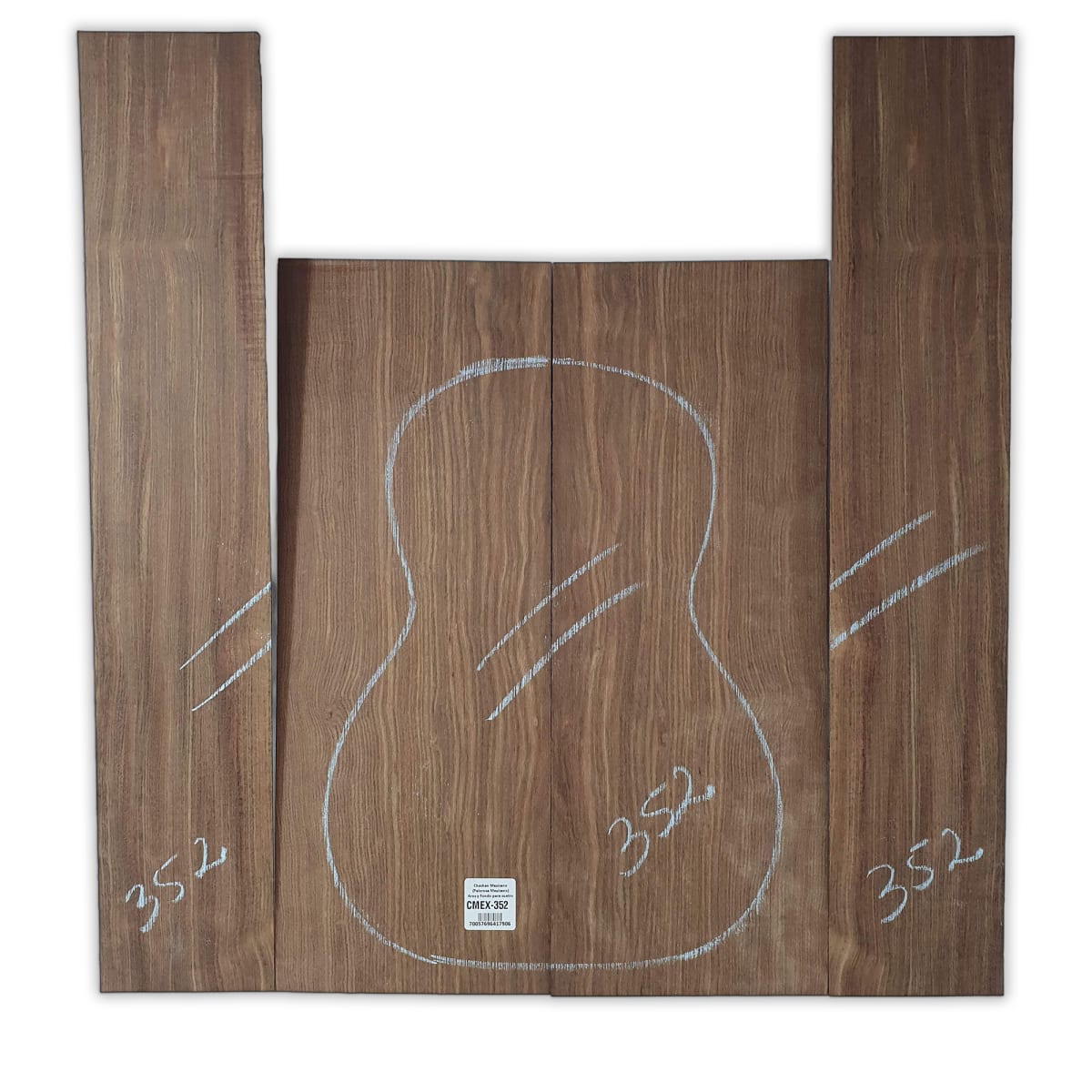 Set de Aros y Fondo CMEX-352 de Chechen Mexicano Especial para Tiple / Corte Radial 0