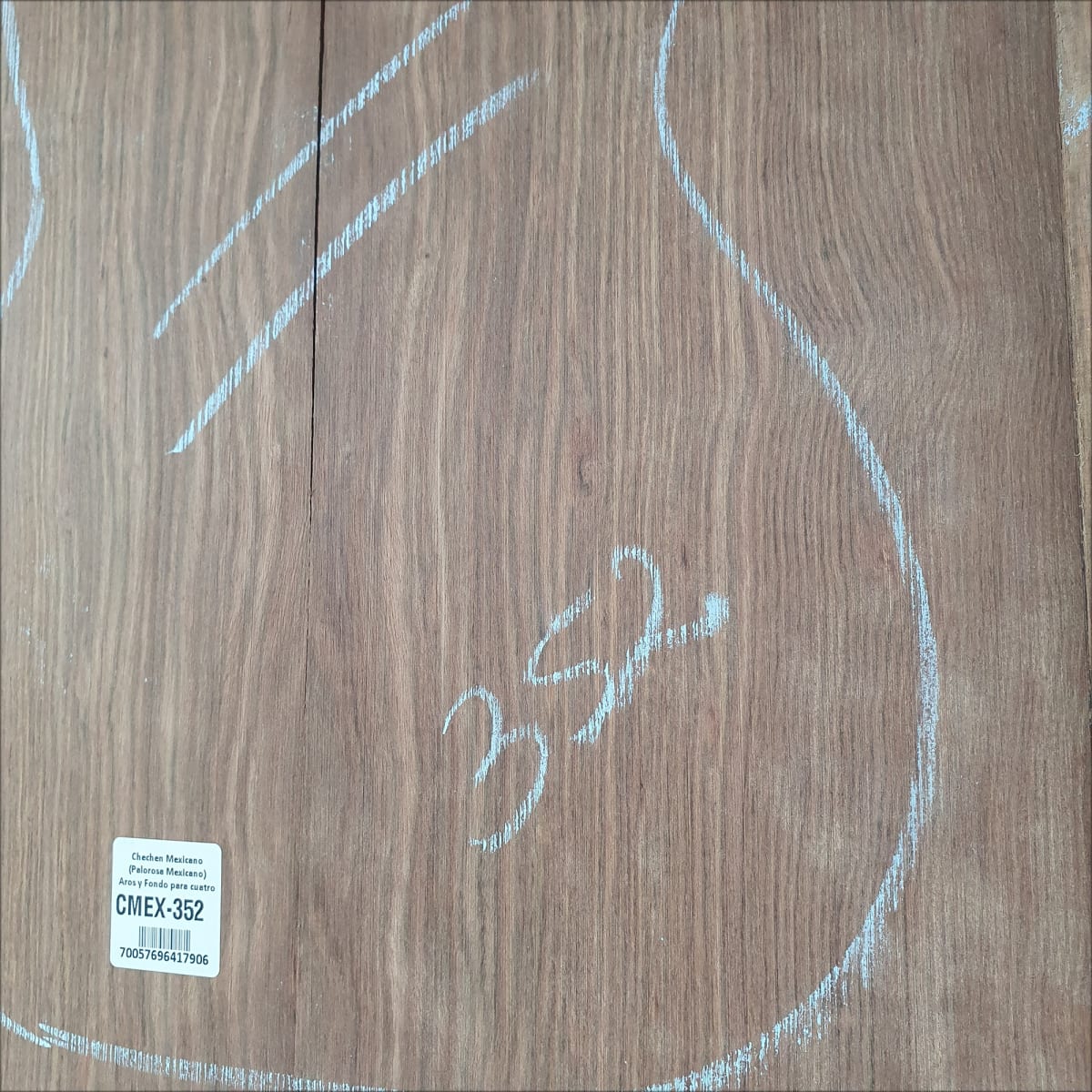 Set de Aros y Fondo CMEX-352 de Chechen Mexicano Especial para Tiple / Corte Radial7