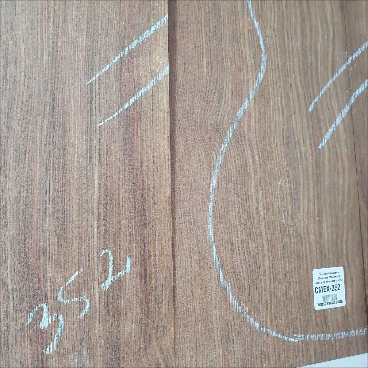 Set de Aros y Fondo CMEX-352 de Chechen Mexicano Especial para Tiple / Corte Radial6