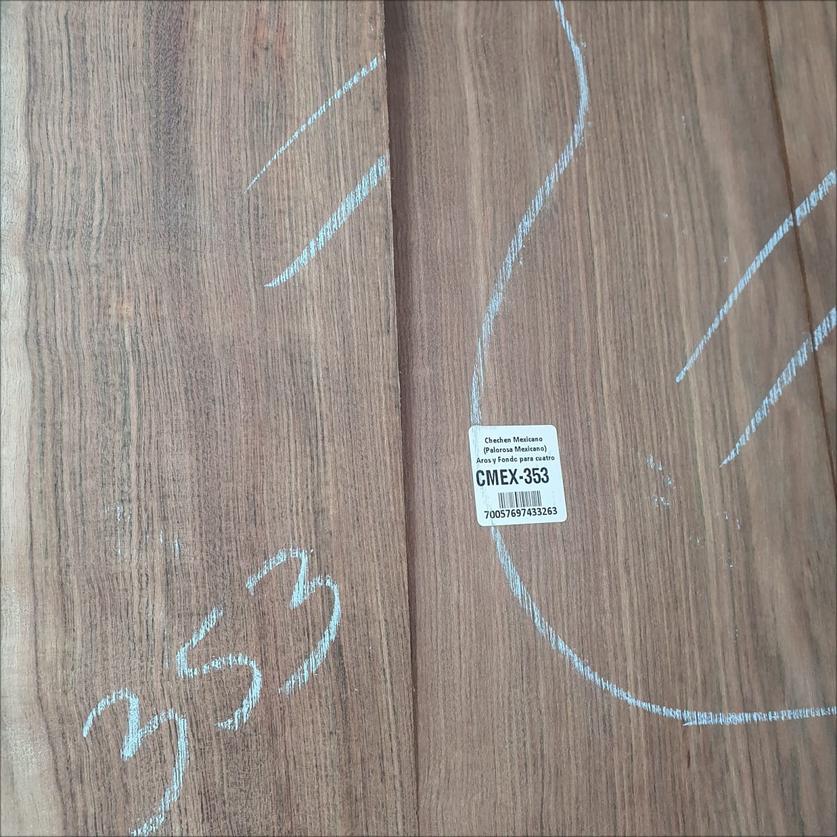 Set de Aros y Fondo CMEX-353 de Chechen Mexicano Especial para Tiple / Corte Radial6