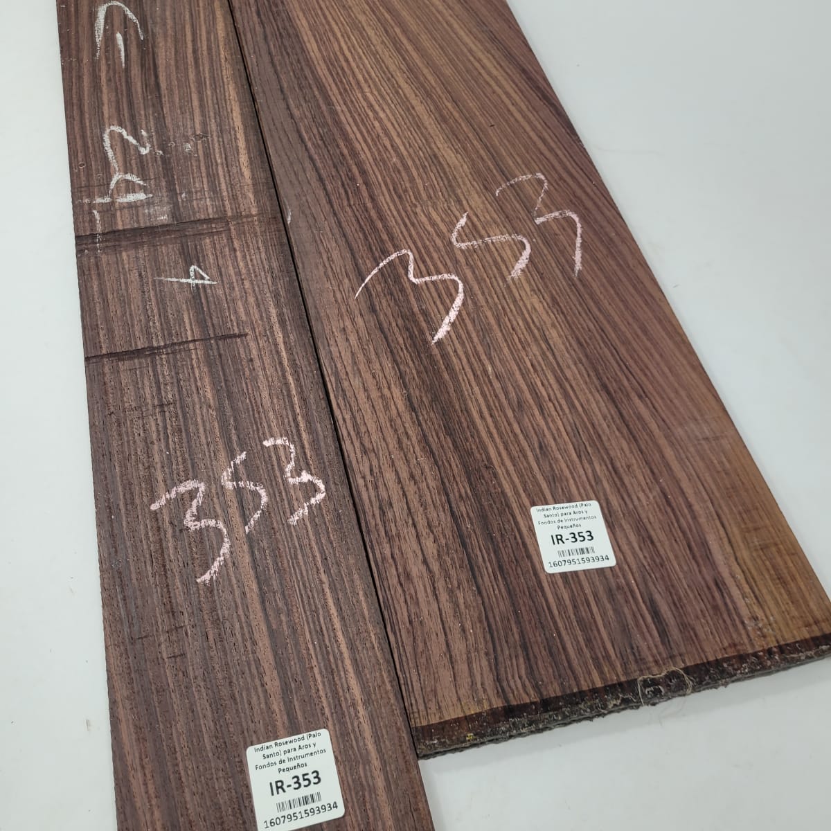 Set de Aros y Fondo IR-353 de Indian Rosewood Especial para Instrumentos Pequeños / Corte Radial4