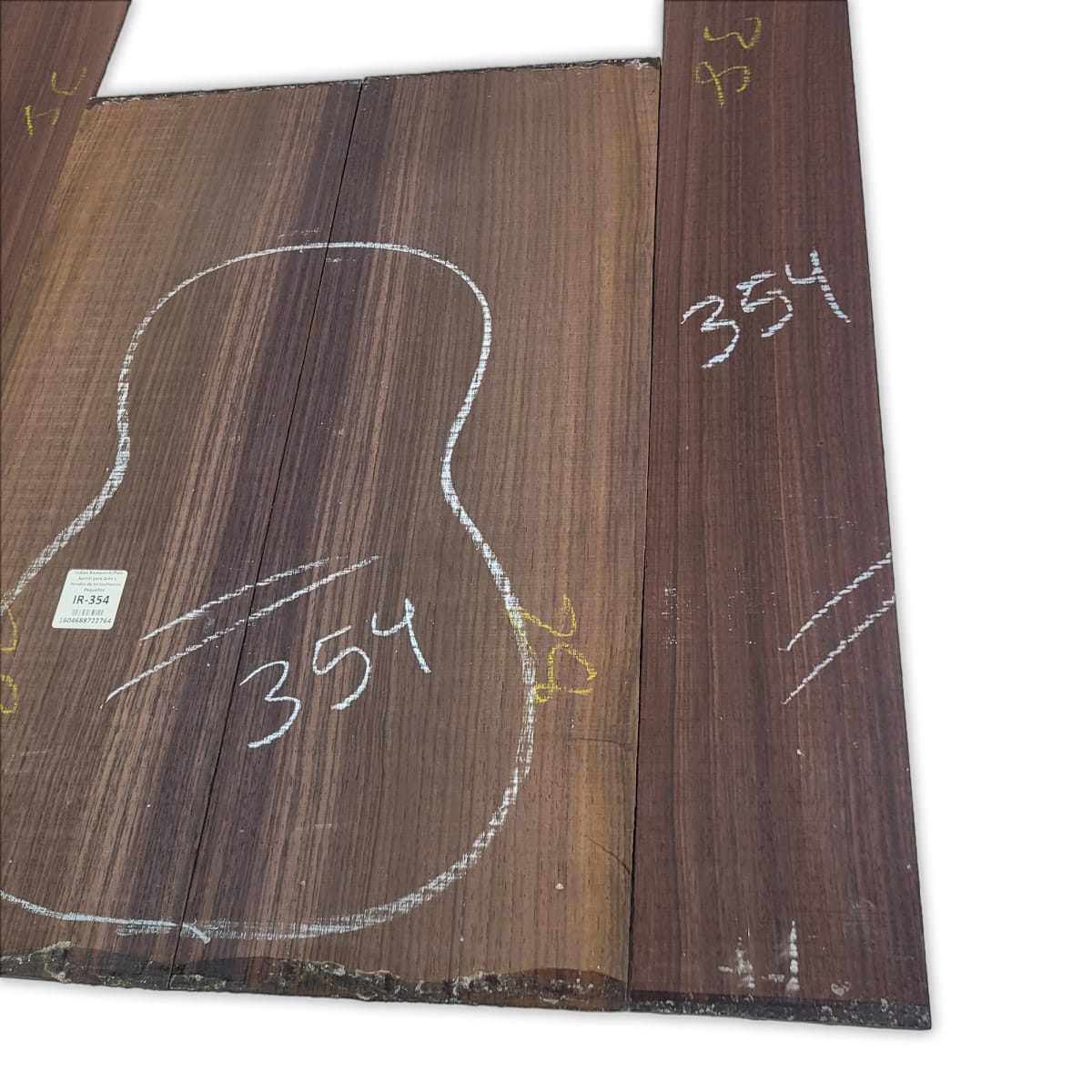 Set de Aros y Fondo IR-354 de Indian Rosewood Especial para Instrumentos Pequeños / Corte Radial7